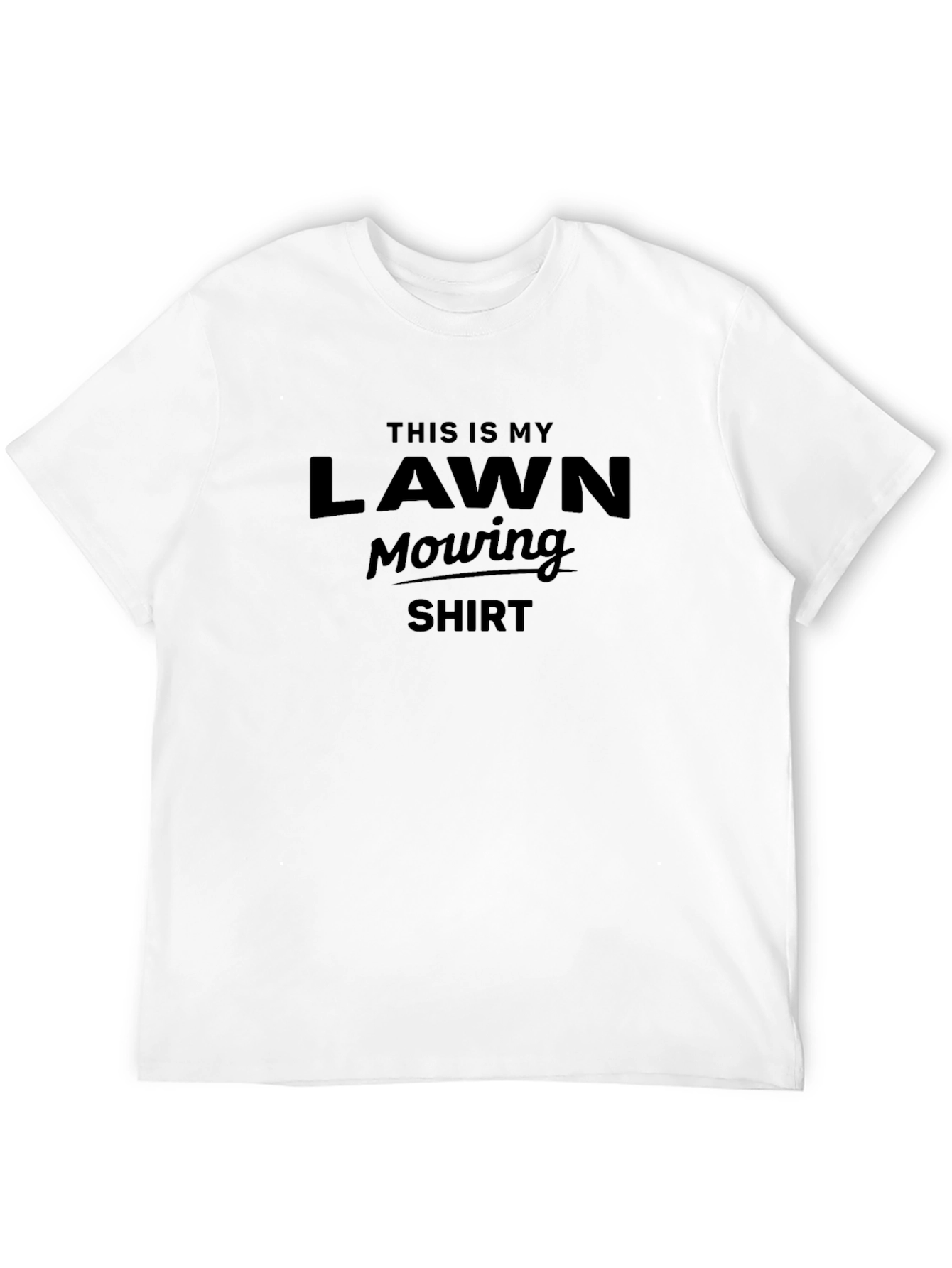 Lawn Mowing Shirt - Novelty Graphic Tee