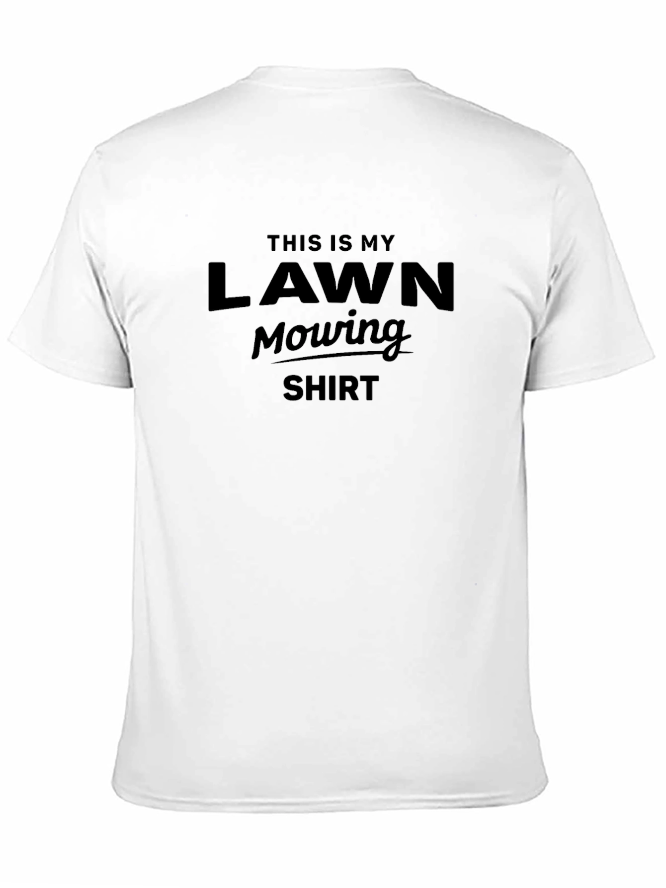 Lawn Mowing Shirt - Novelty Graphic Tee
