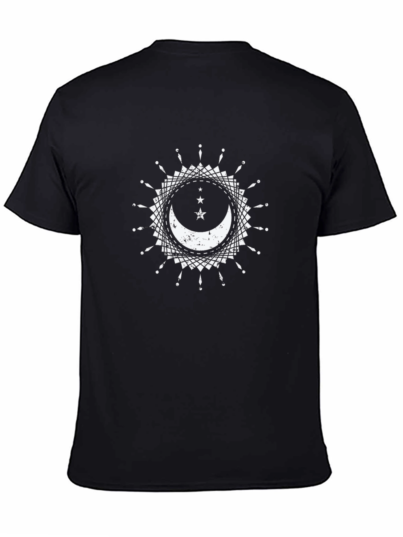Crescent Moon & Stars Graphic T-Shirt