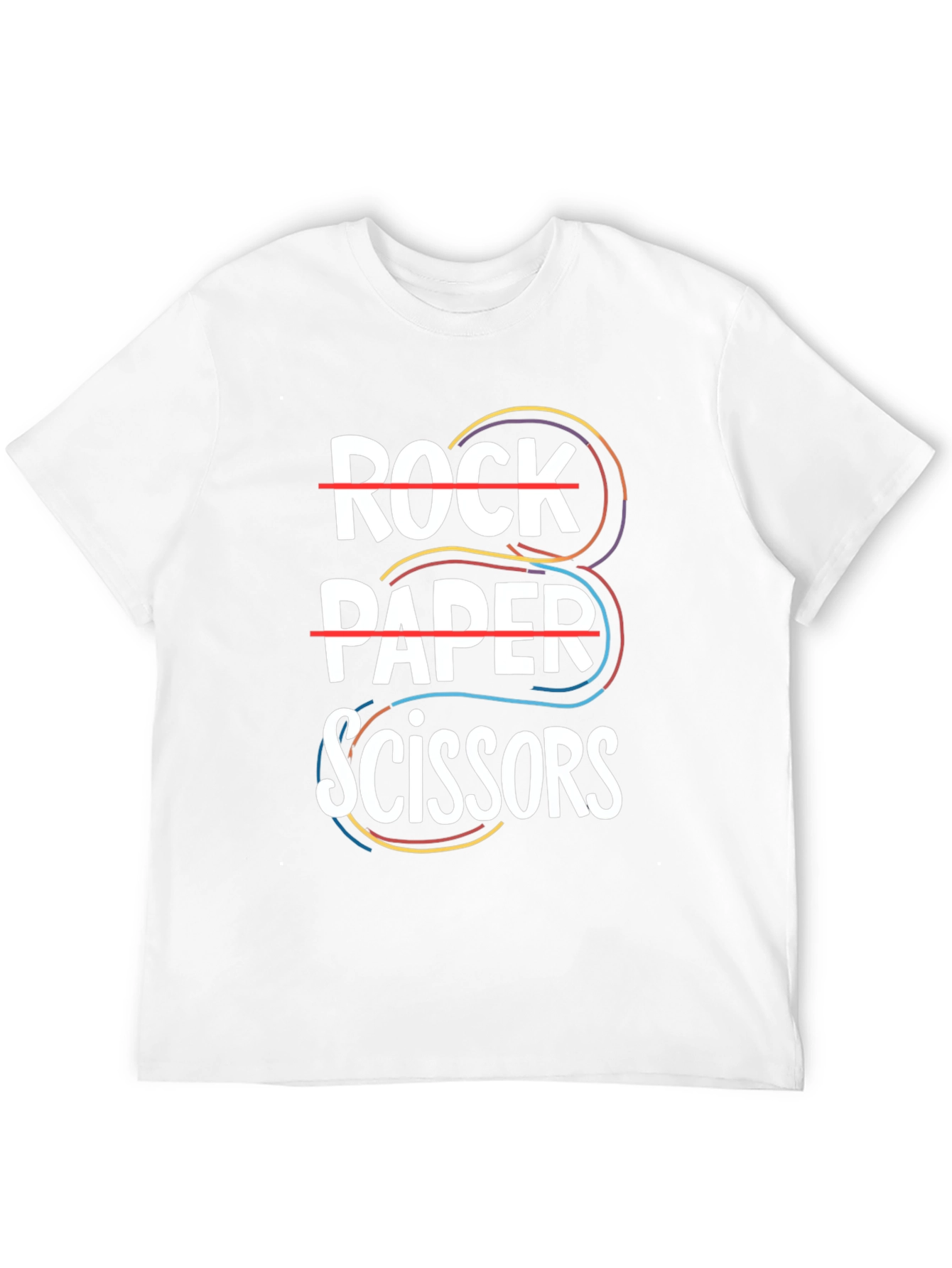 Rock Paper Scissors Graphic Tee