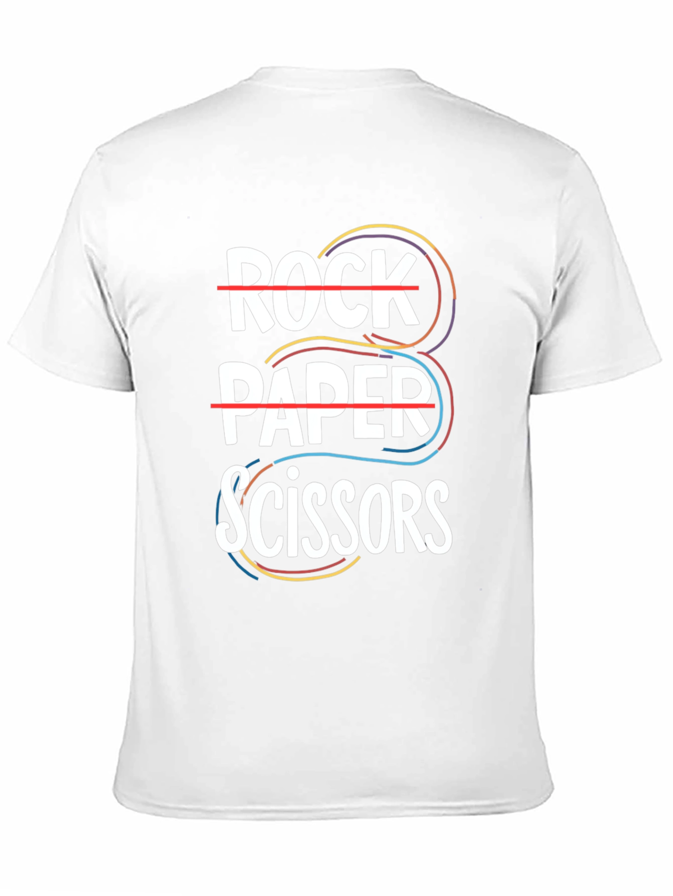 Rock Paper Scissors Graphic Tee