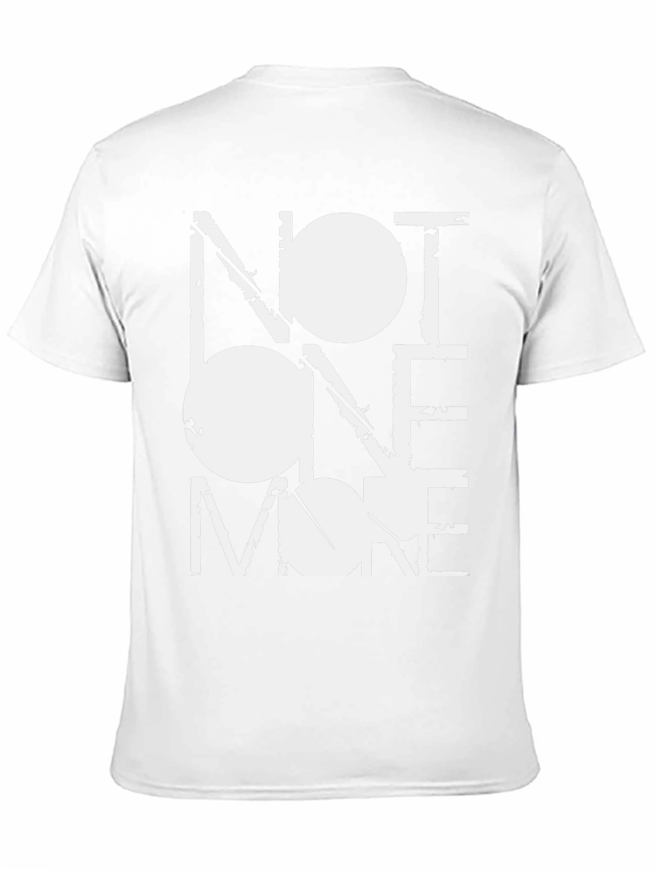 Distressed Graphic Tee - Not One More
