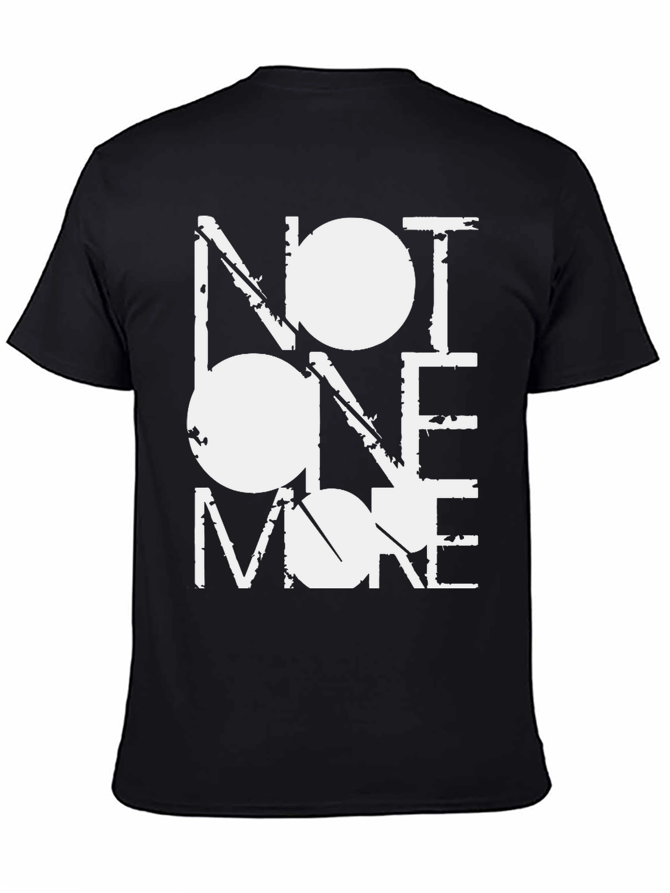 Distressed Graphic Tee - Not One More