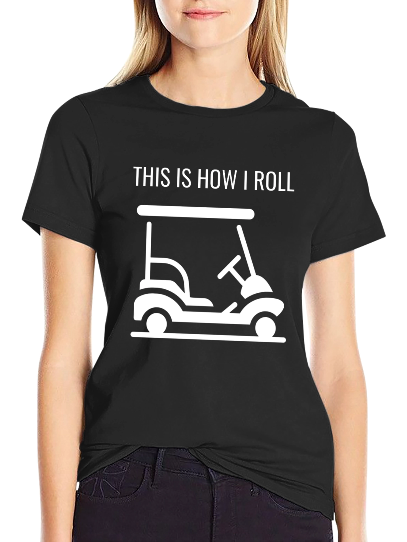 This Is How I Roll Funny Golf Cart T-Shirt