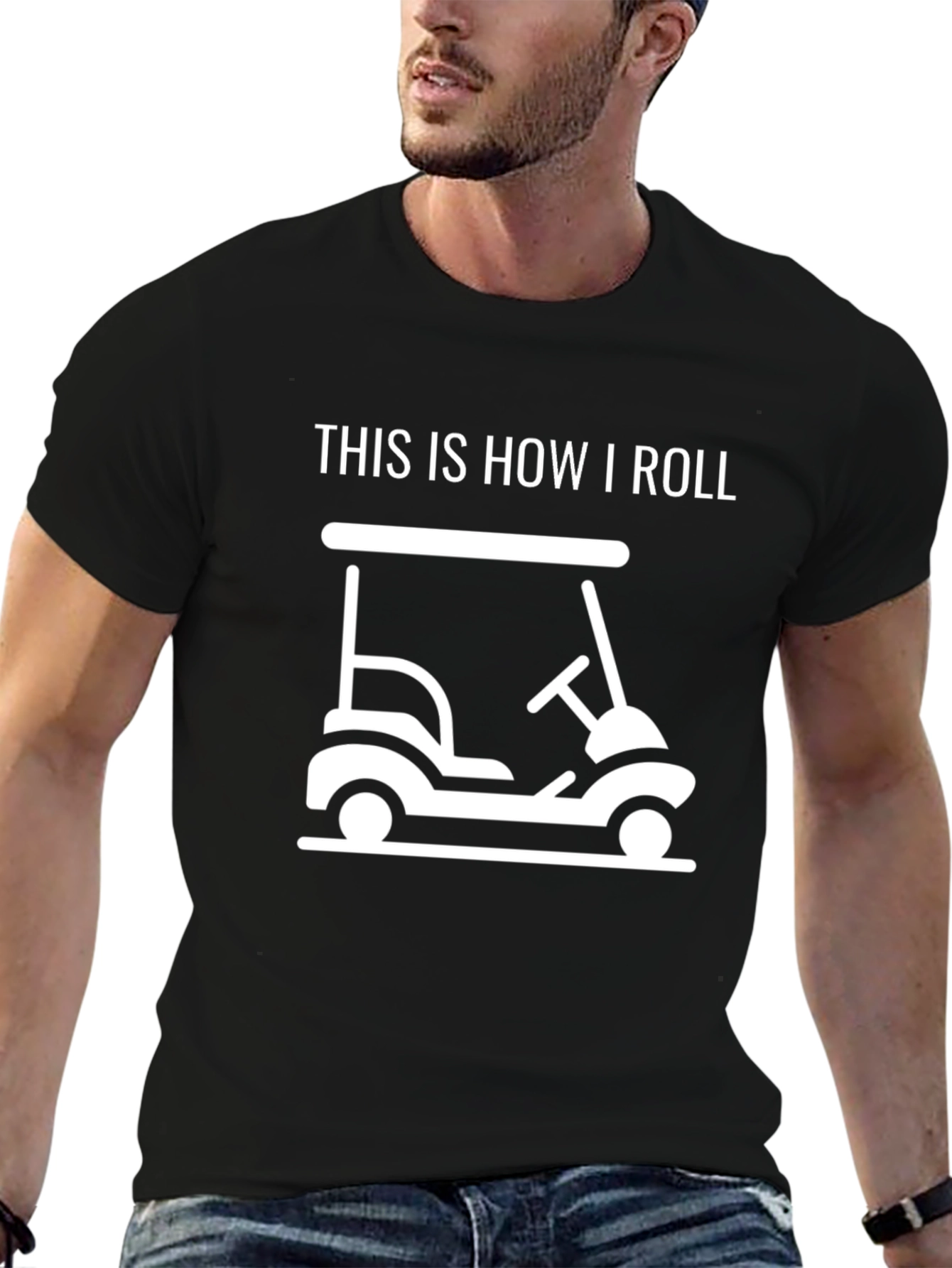 This Is How I Roll Funny Golf Cart T-Shirt