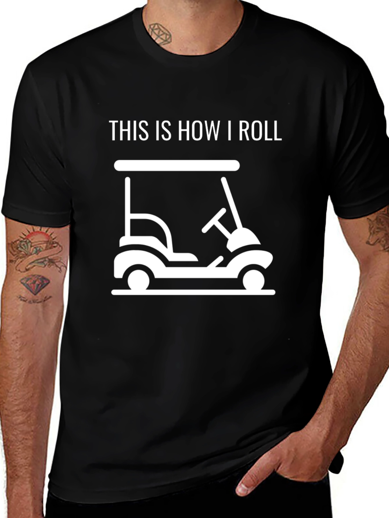 This Is How I Roll Funny Golf Cart T-Shirt
