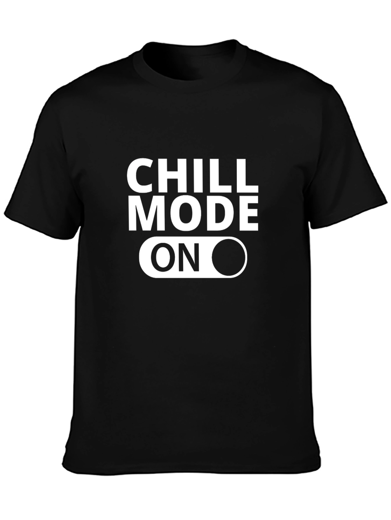 Chill Mode On Graphic T-Shirt - Black