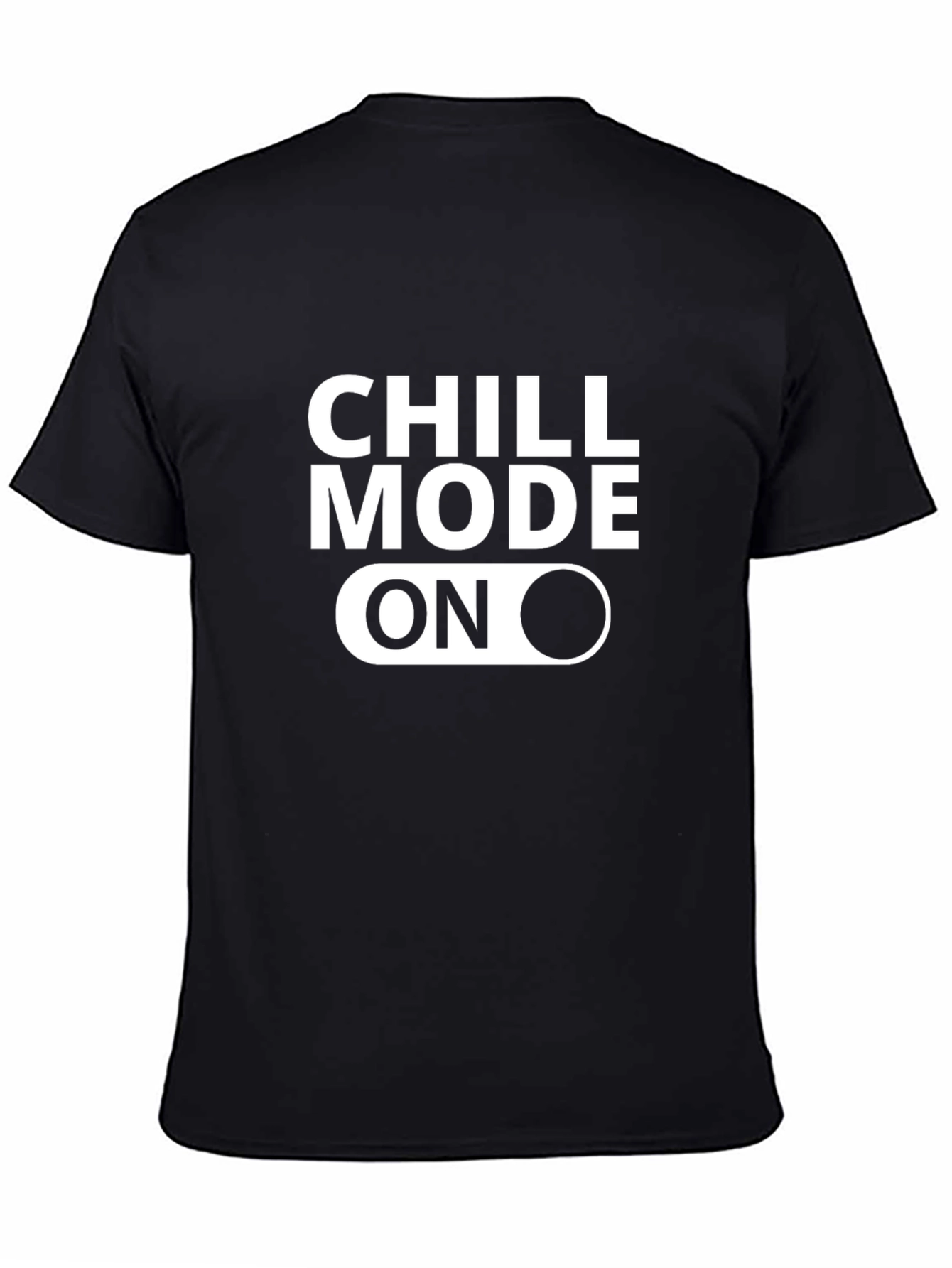 Chill Mode On Graphic T-Shirt - Black