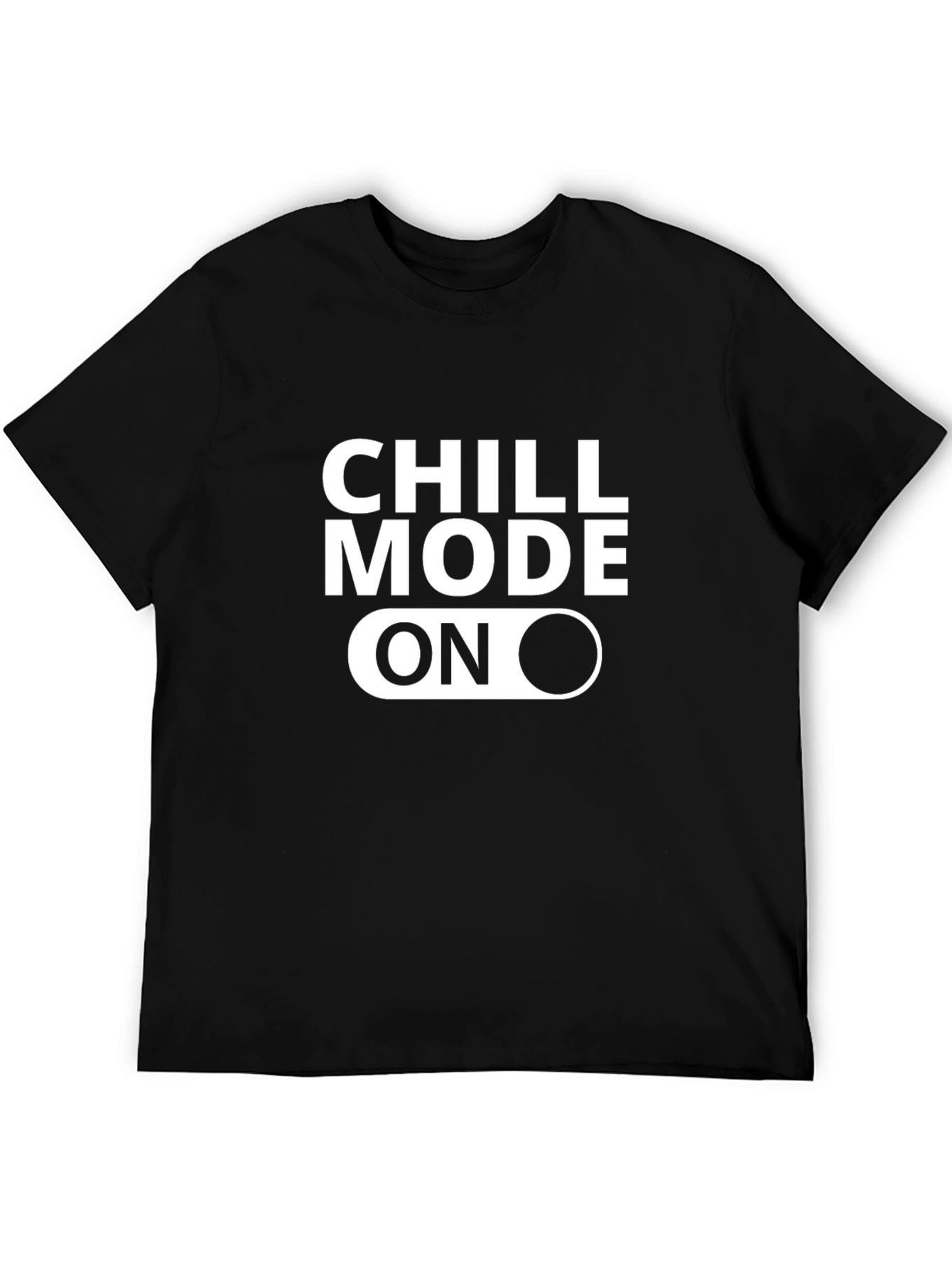 Chill Mode On Graphic T-Shirt - Black