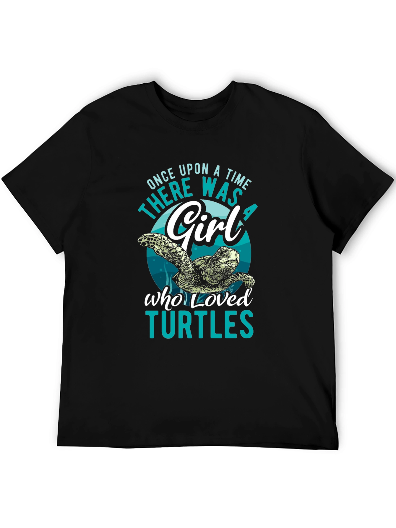 Turtle Lover Black T-Shirt