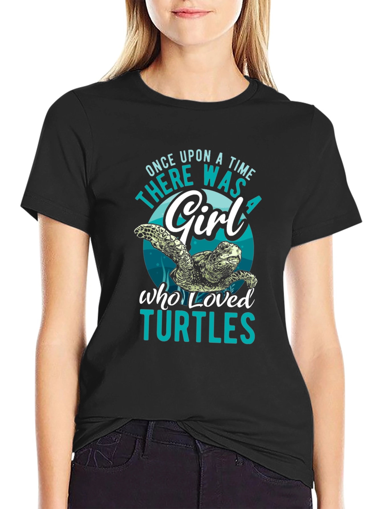 Turtle Lover Black T-Shirt