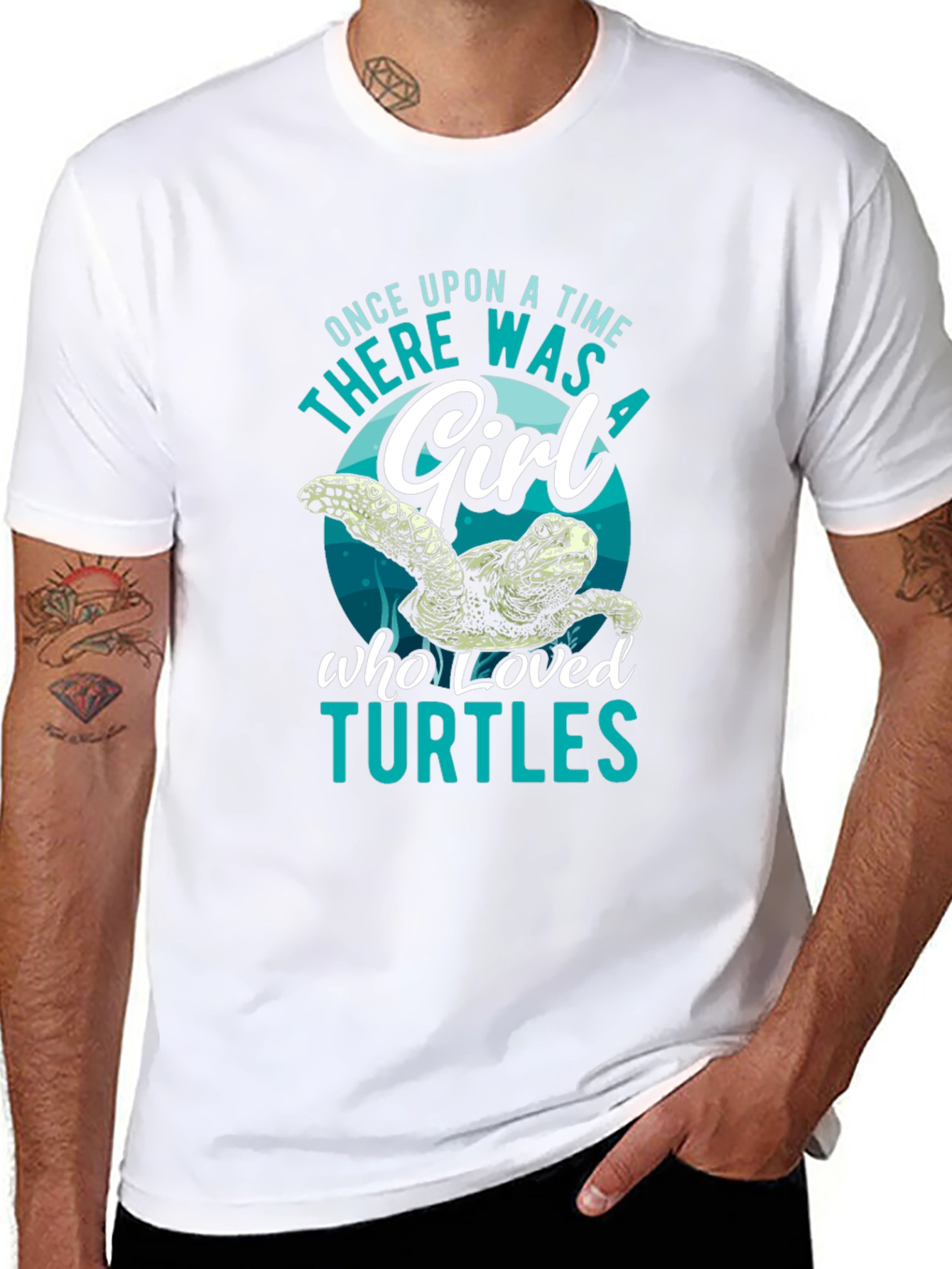 Turtle Lover Black T-Shirt