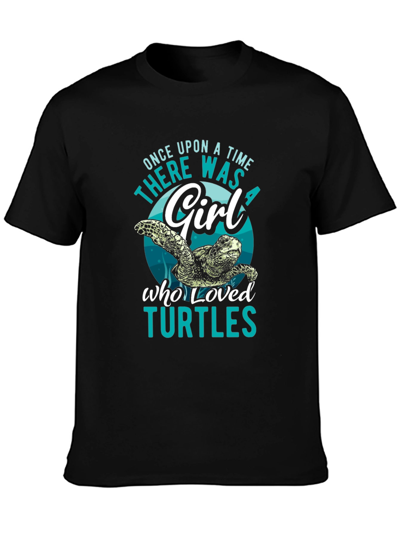 Turtle Lover Black T-Shirt