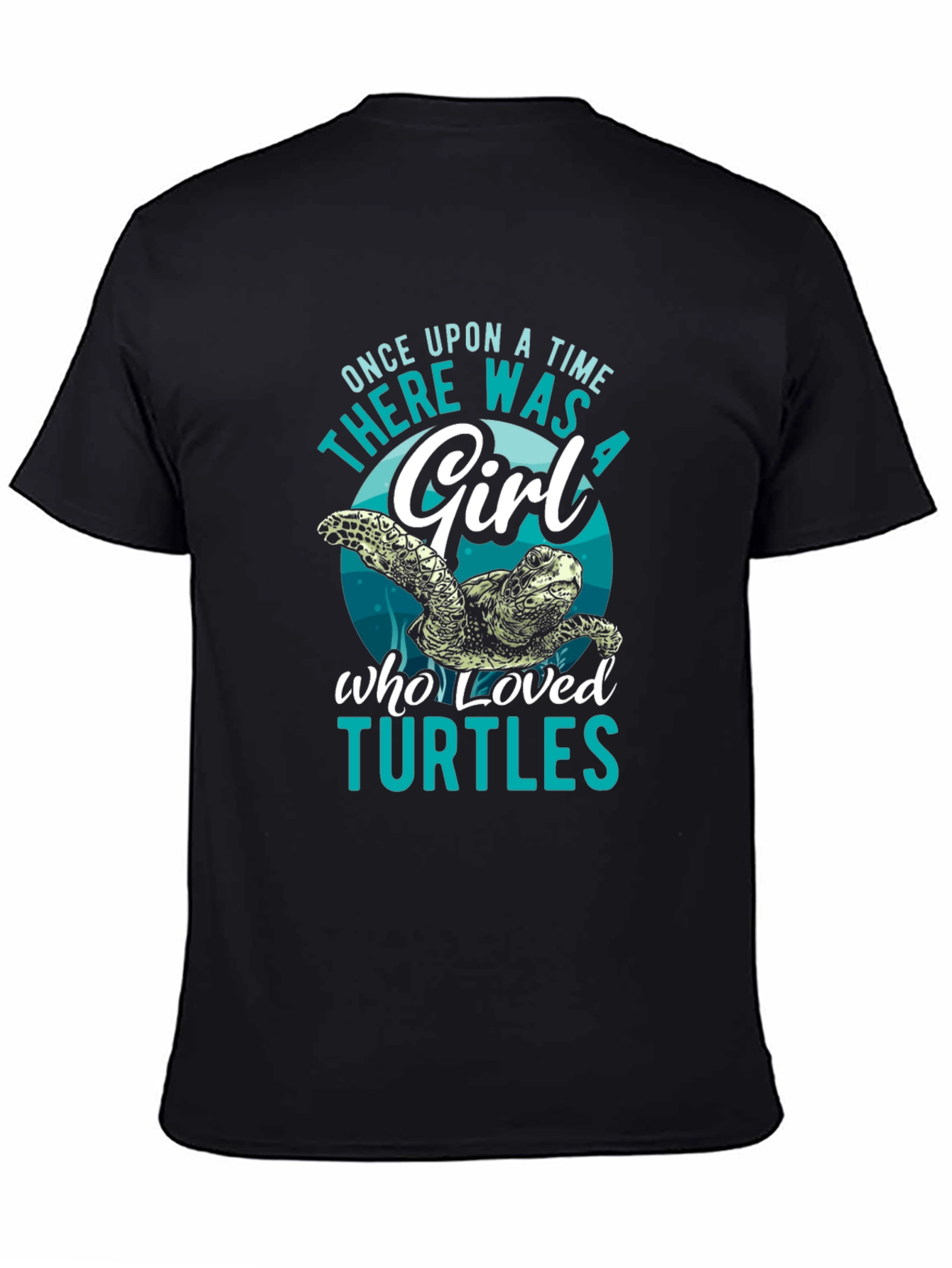 Turtle Lover Black T-Shirt