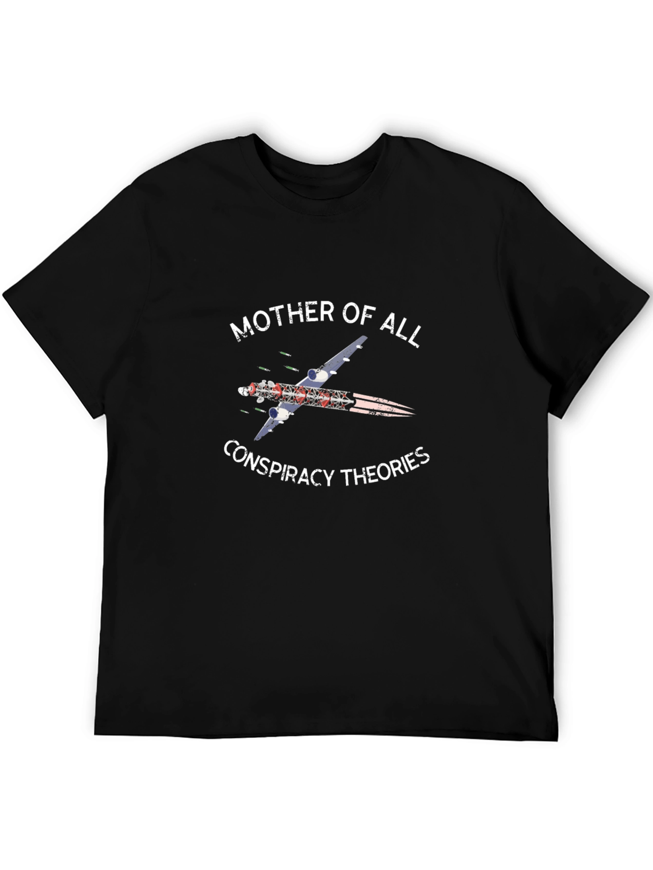 Conspiracy Theory Plane T-Shirt
