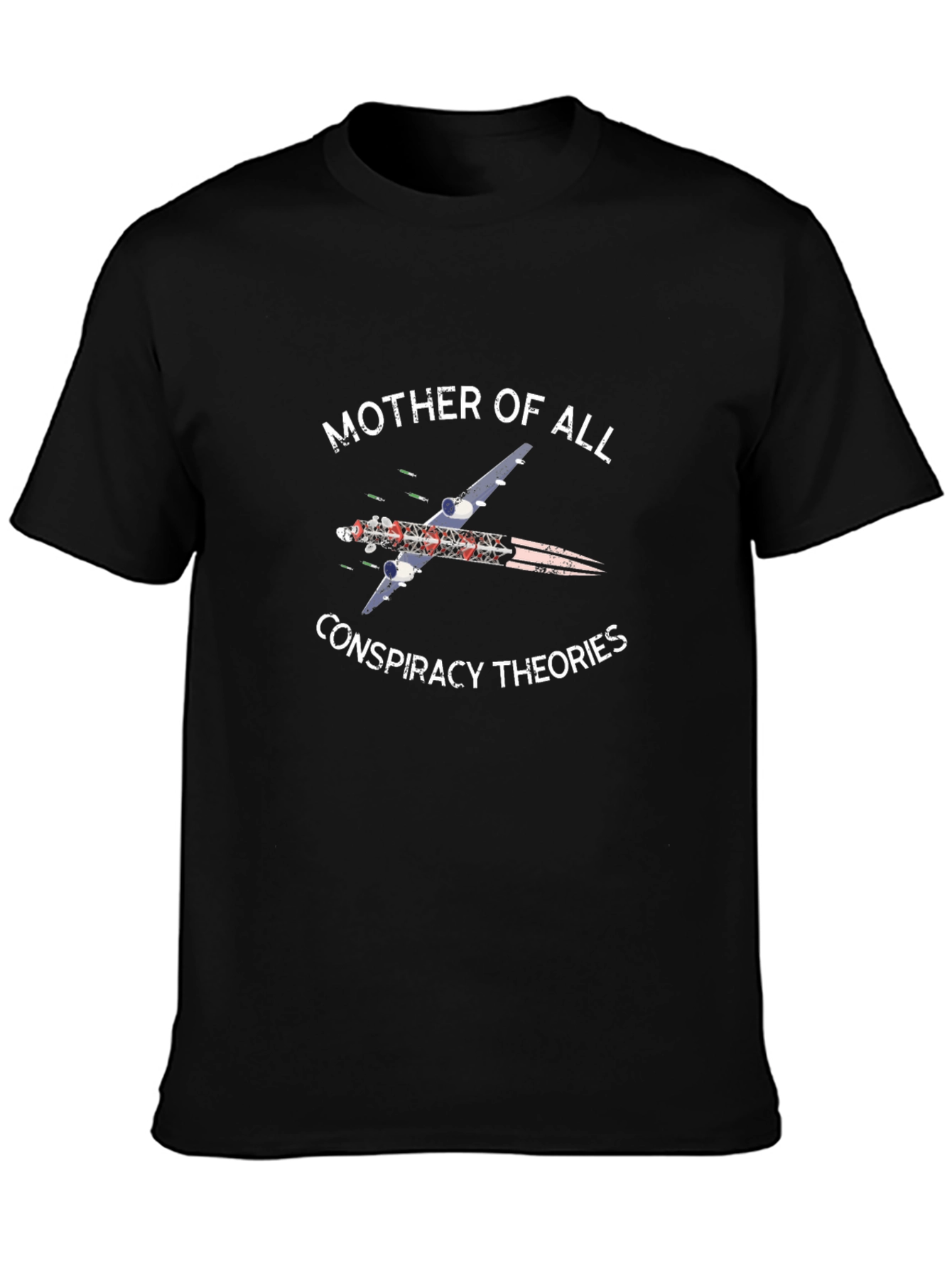 Conspiracy Theory Plane T-Shirt