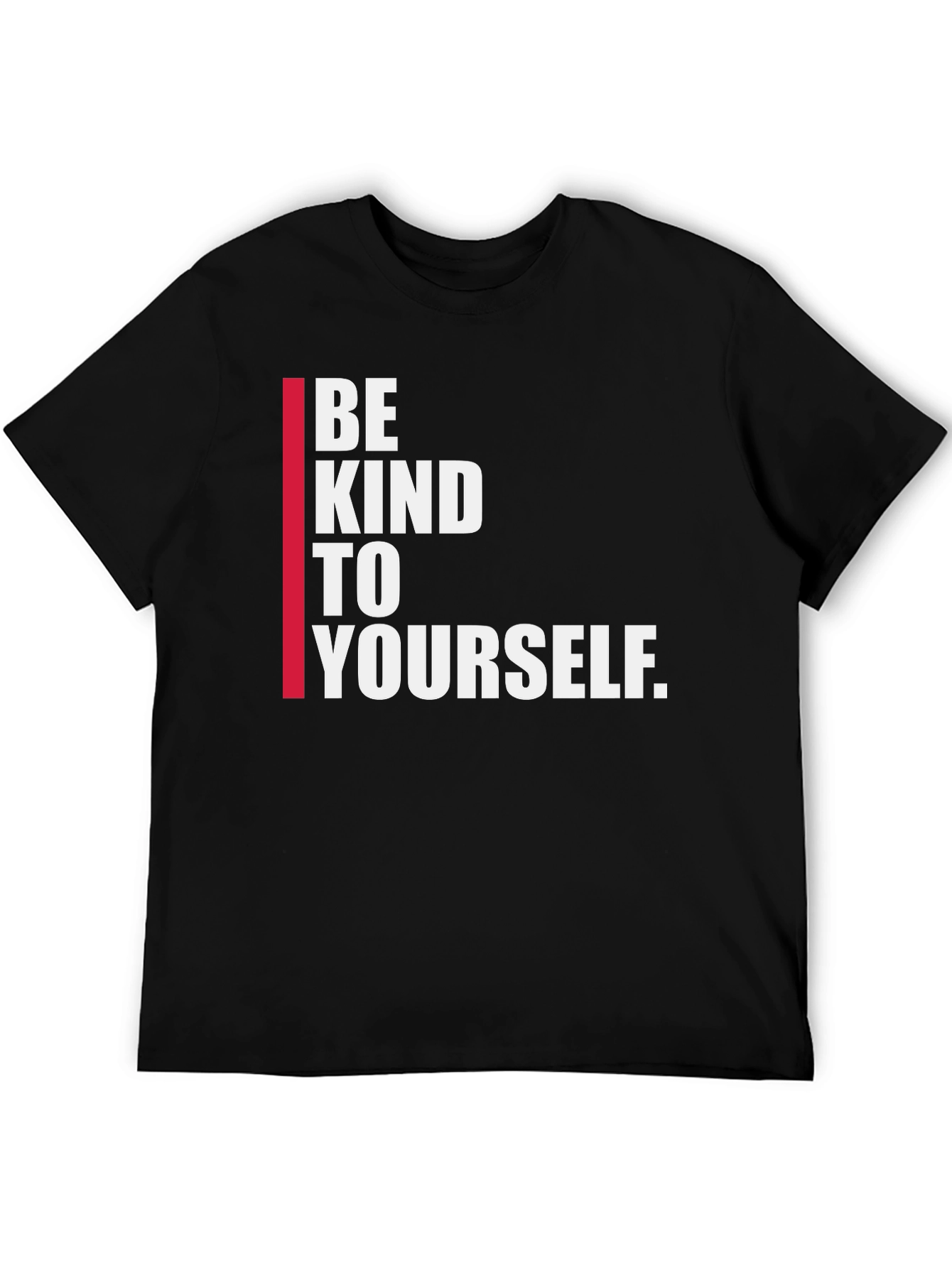 Be Kind To Yourself Black Graphic Tee