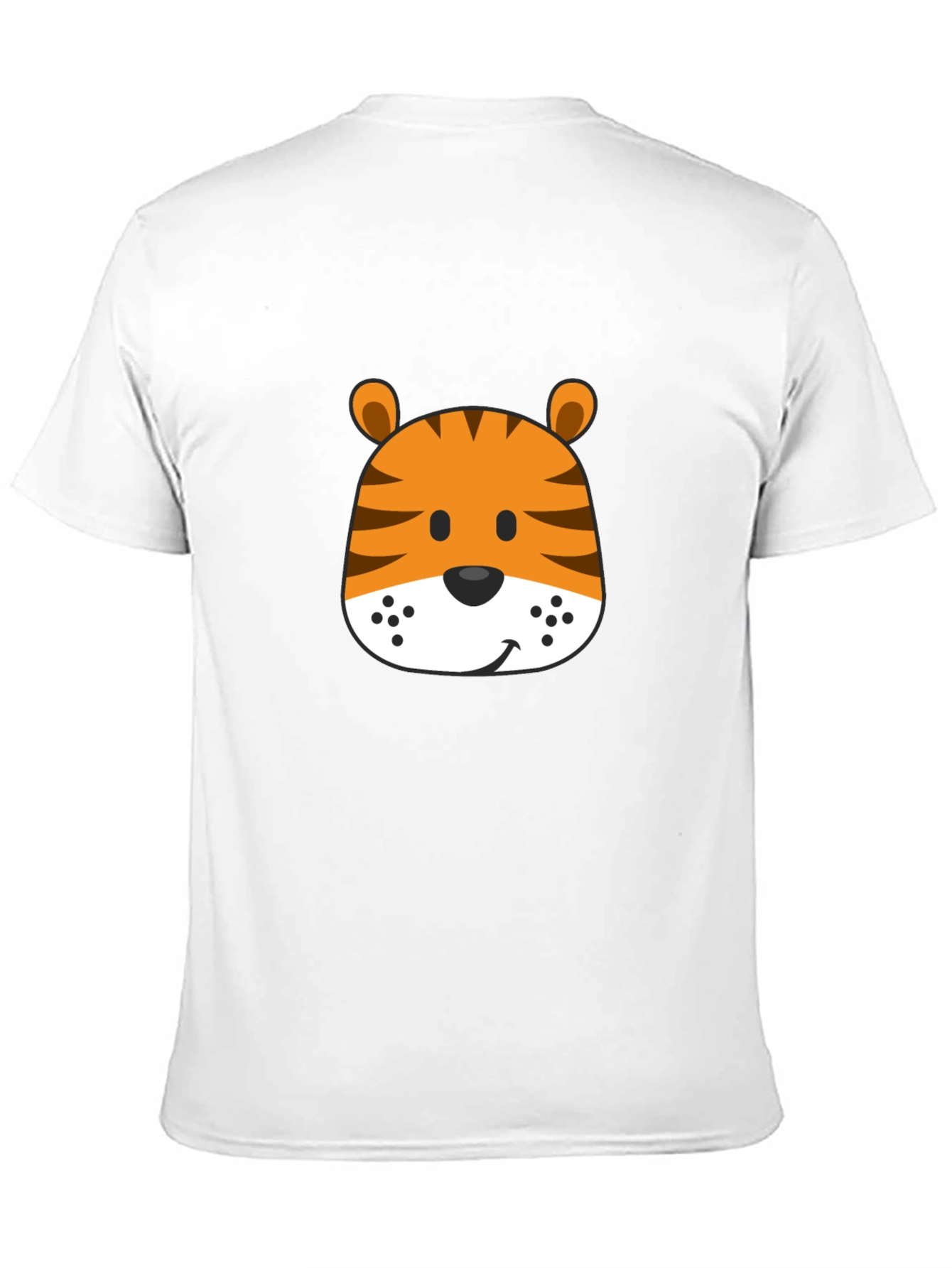 Fun Tiger Graphic Tee - Soft Black Cotton Shirt