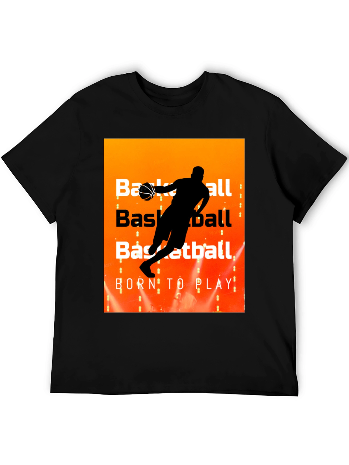 Basketball Born to Play Graphic T-Shirt