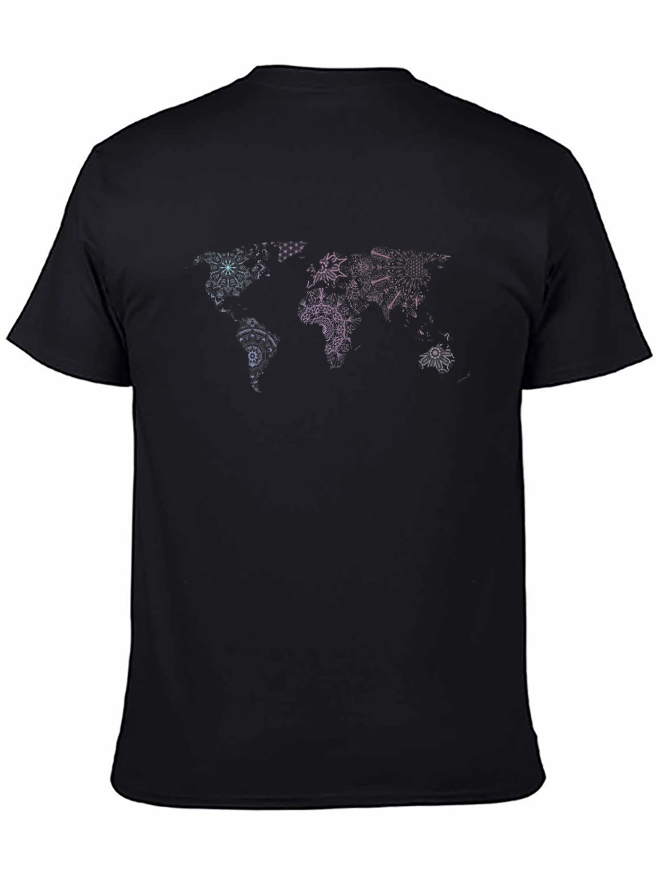 Geometric World Map T-Shirt