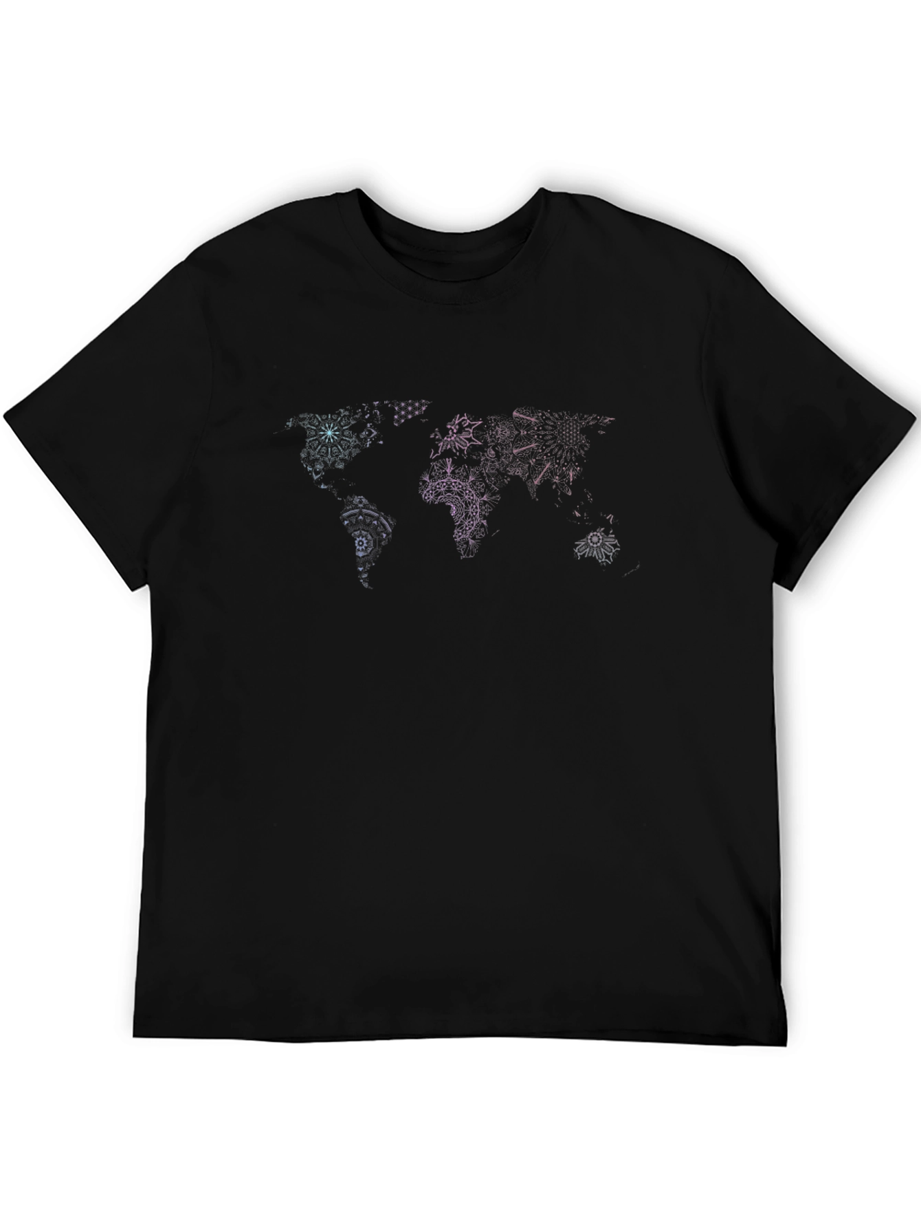 Geometric World Map T-Shirt