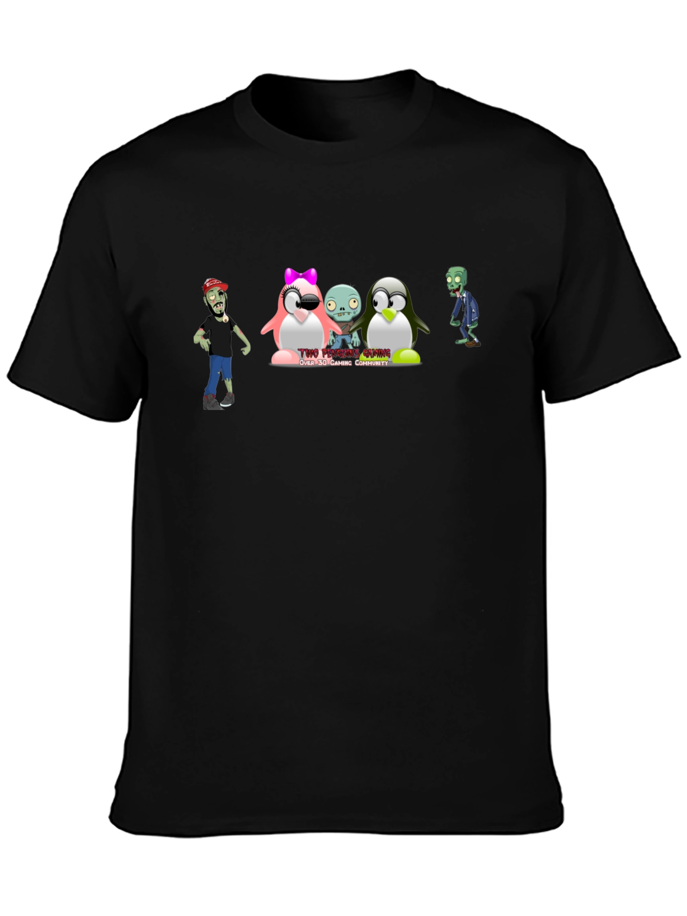 Zombie Penguin Graphic Tee