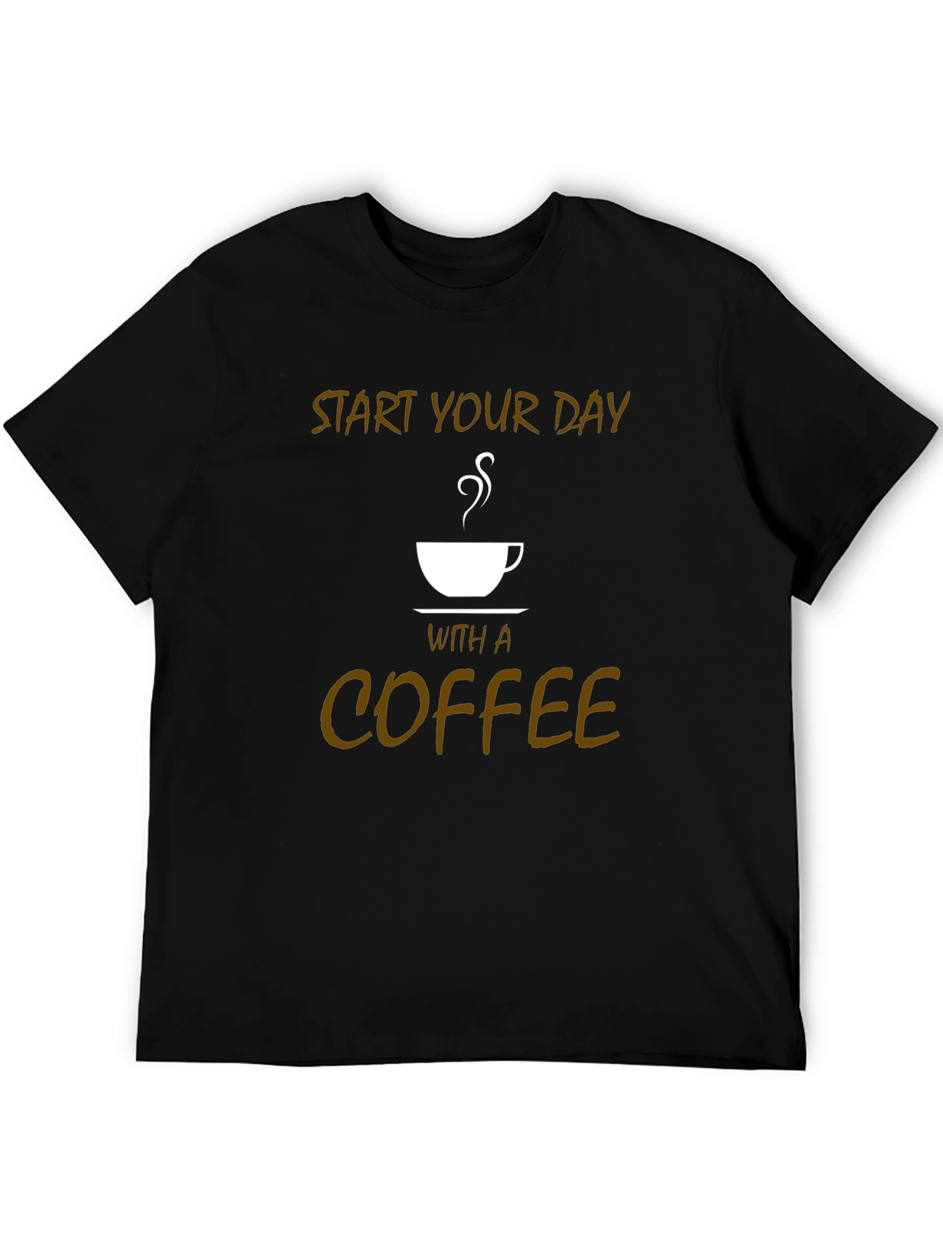 Start Your Day With Coffee Graphic Tee