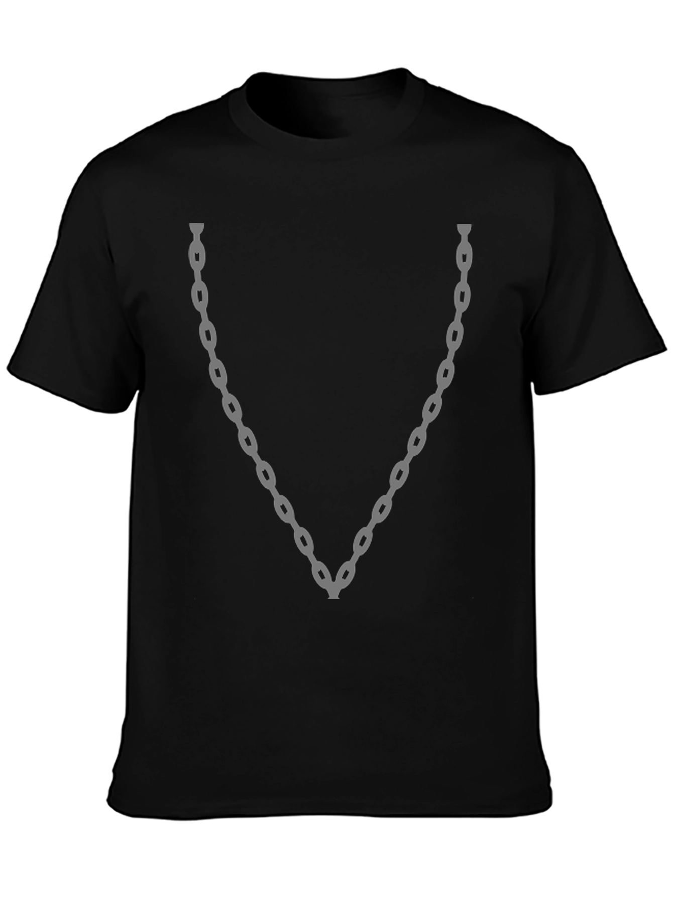 Chain Graphic Black T-Shirt