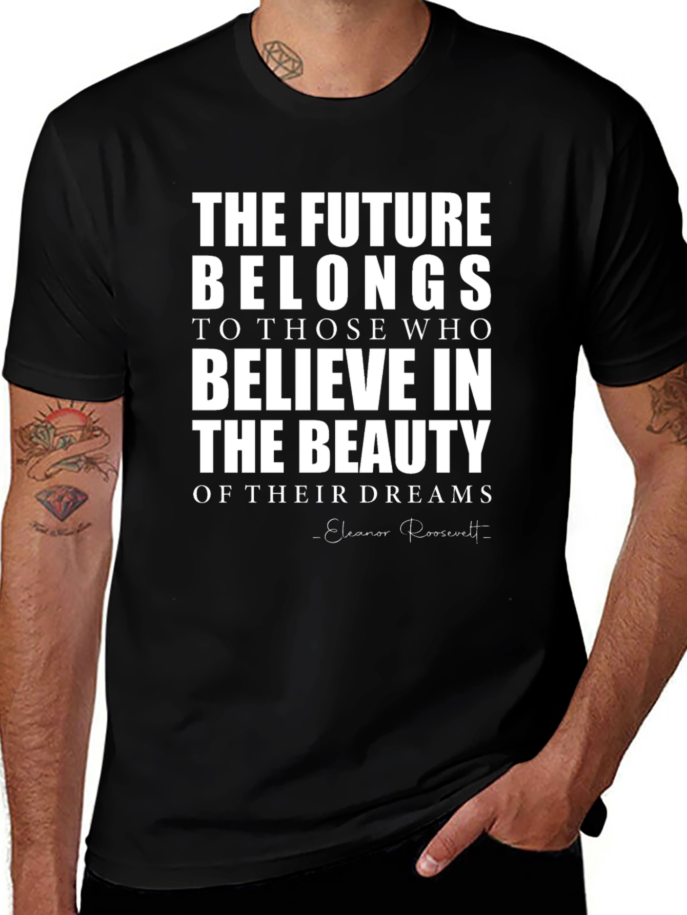 Inspirational Quote T-Shirt - Future Belongs to Believers