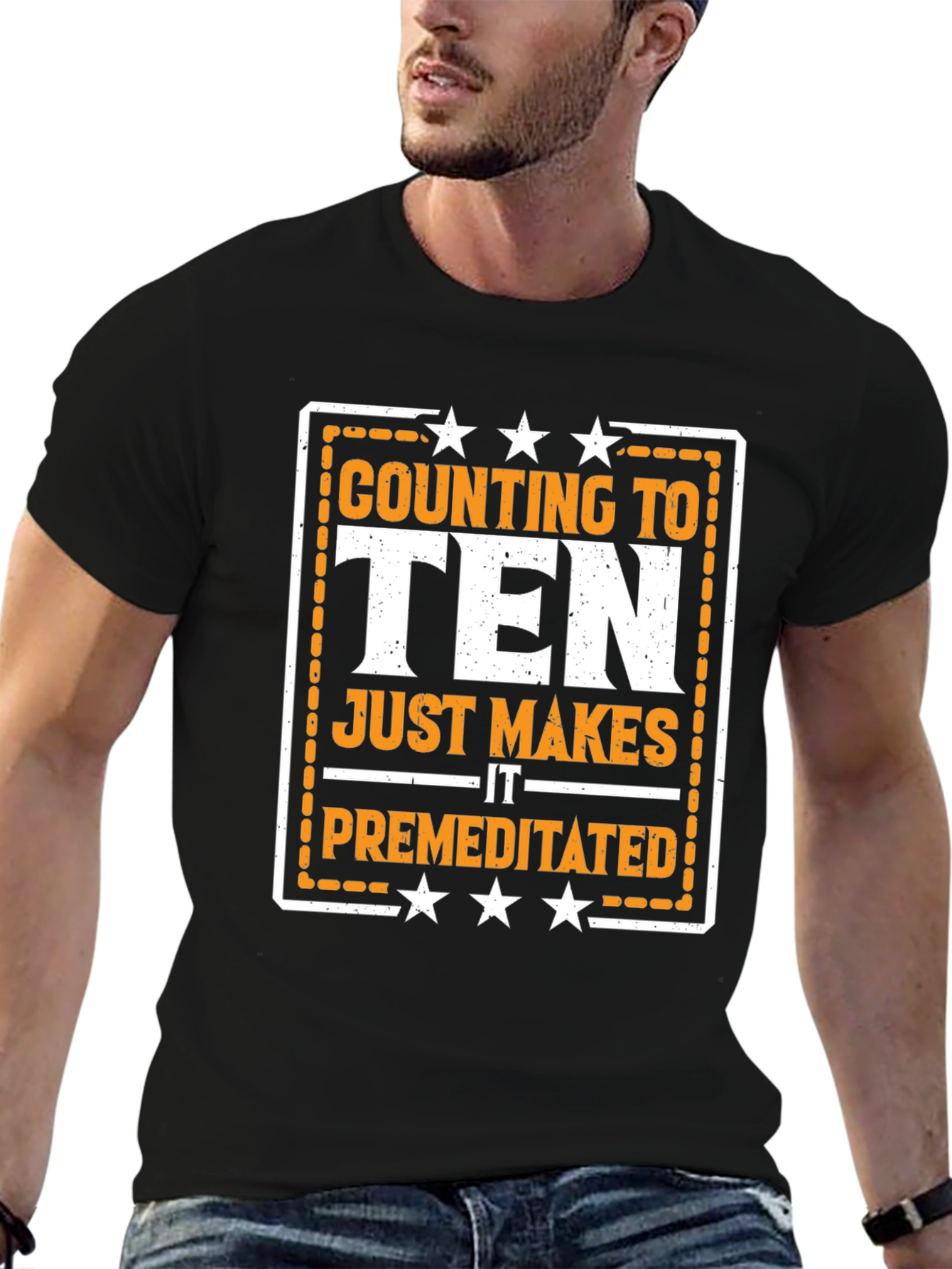 Counting to Ten T-Shirt - Funny Sarcastic Graphic Tee