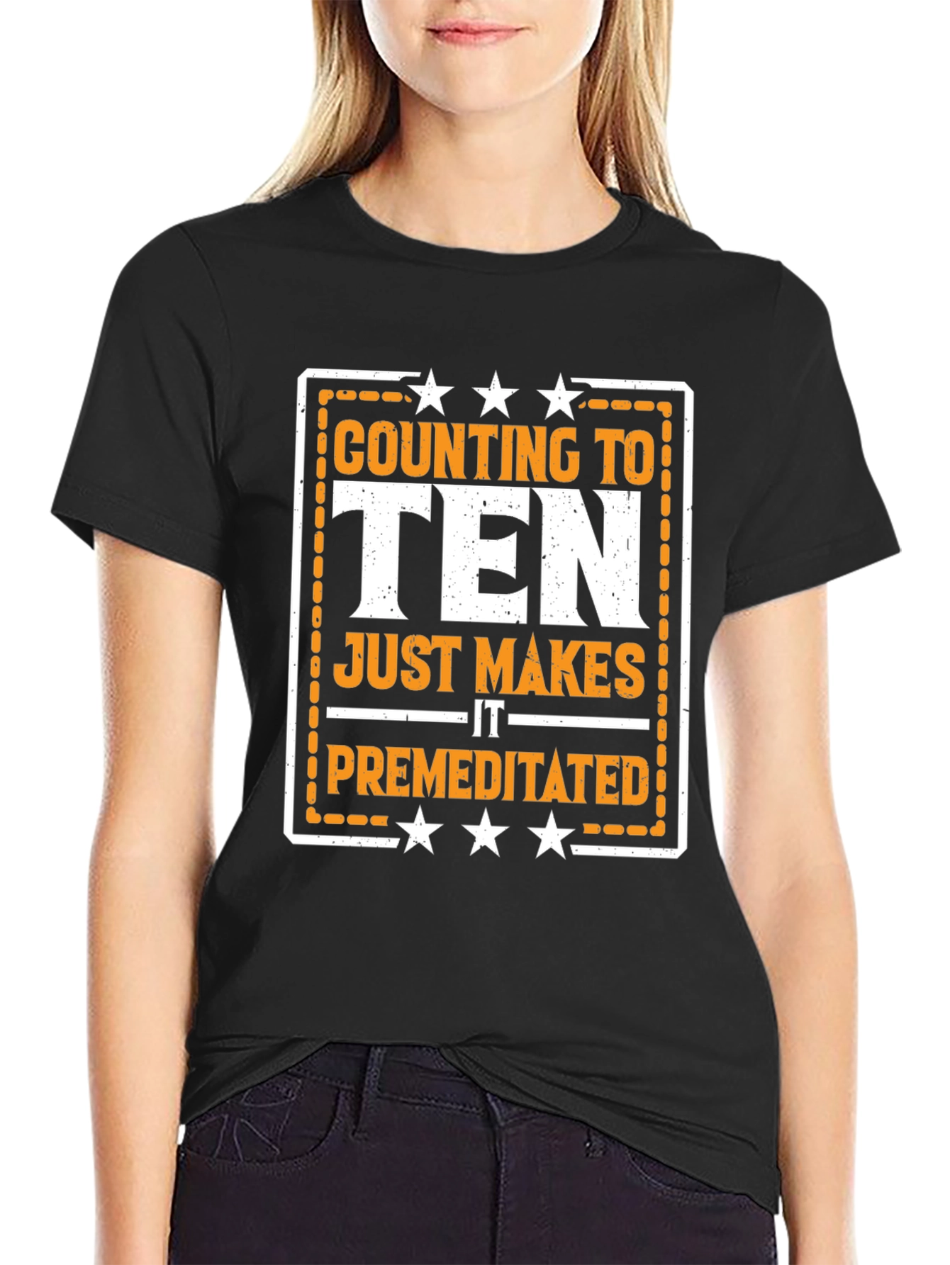Counting to Ten T-Shirt - Funny Sarcastic Graphic Tee