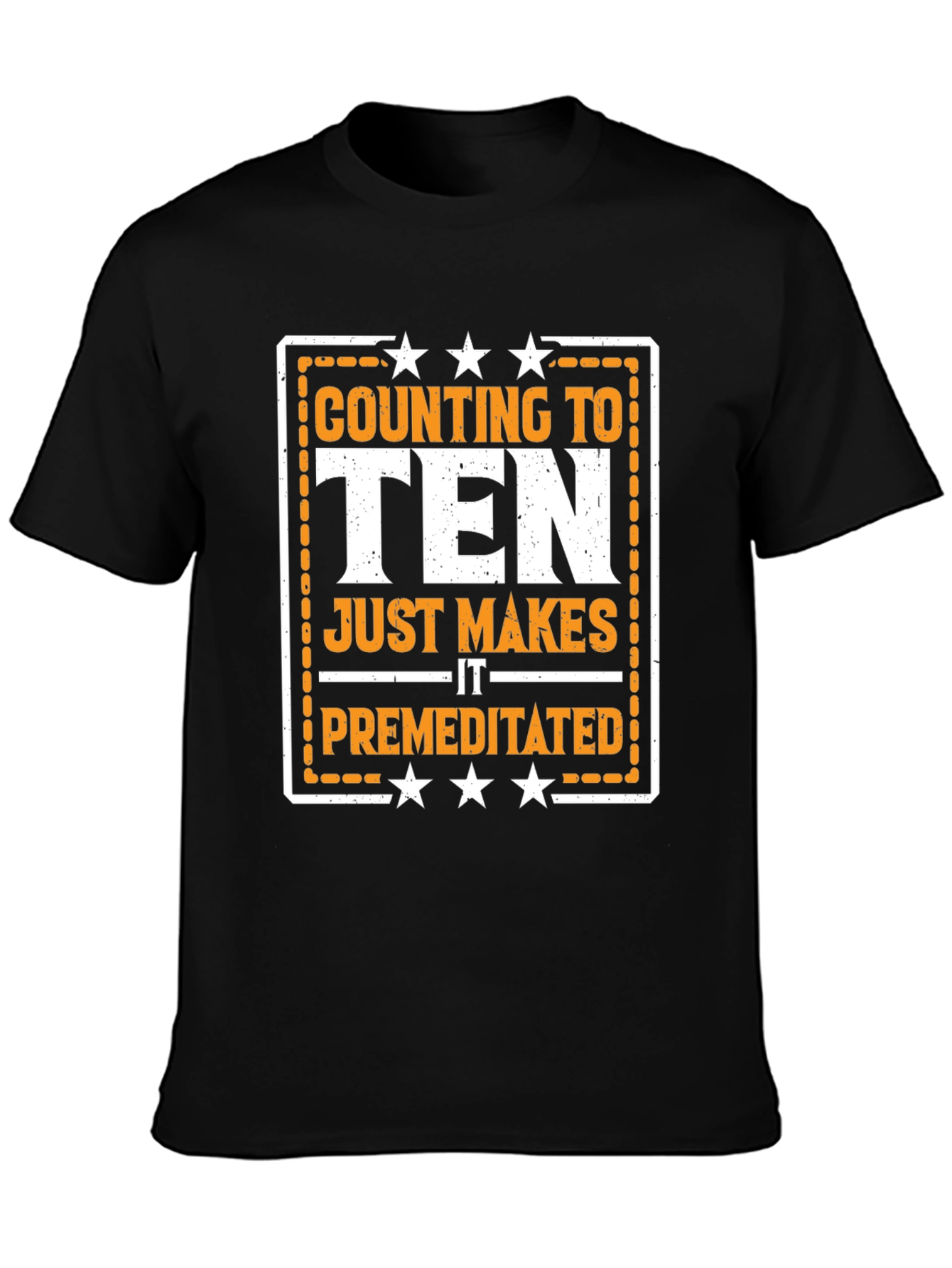 Counting to Ten T-Shirt - Funny Sarcastic Graphic Tee