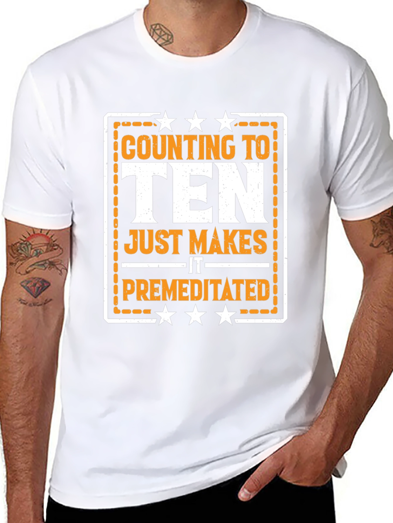 Counting to Ten T-Shirt - Funny Sarcastic Graphic Tee