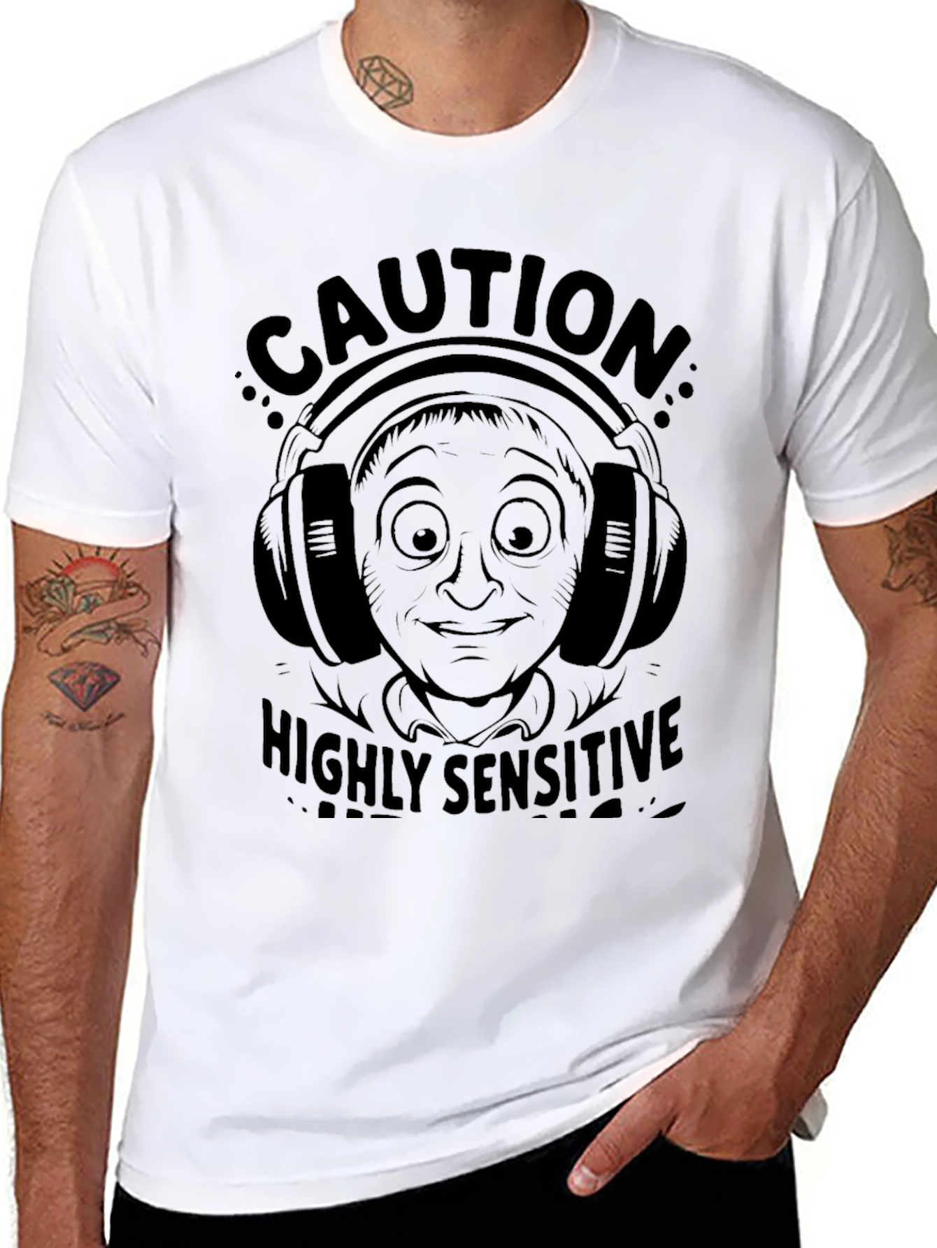 Caution: Highly Sensitive T-Shirt
