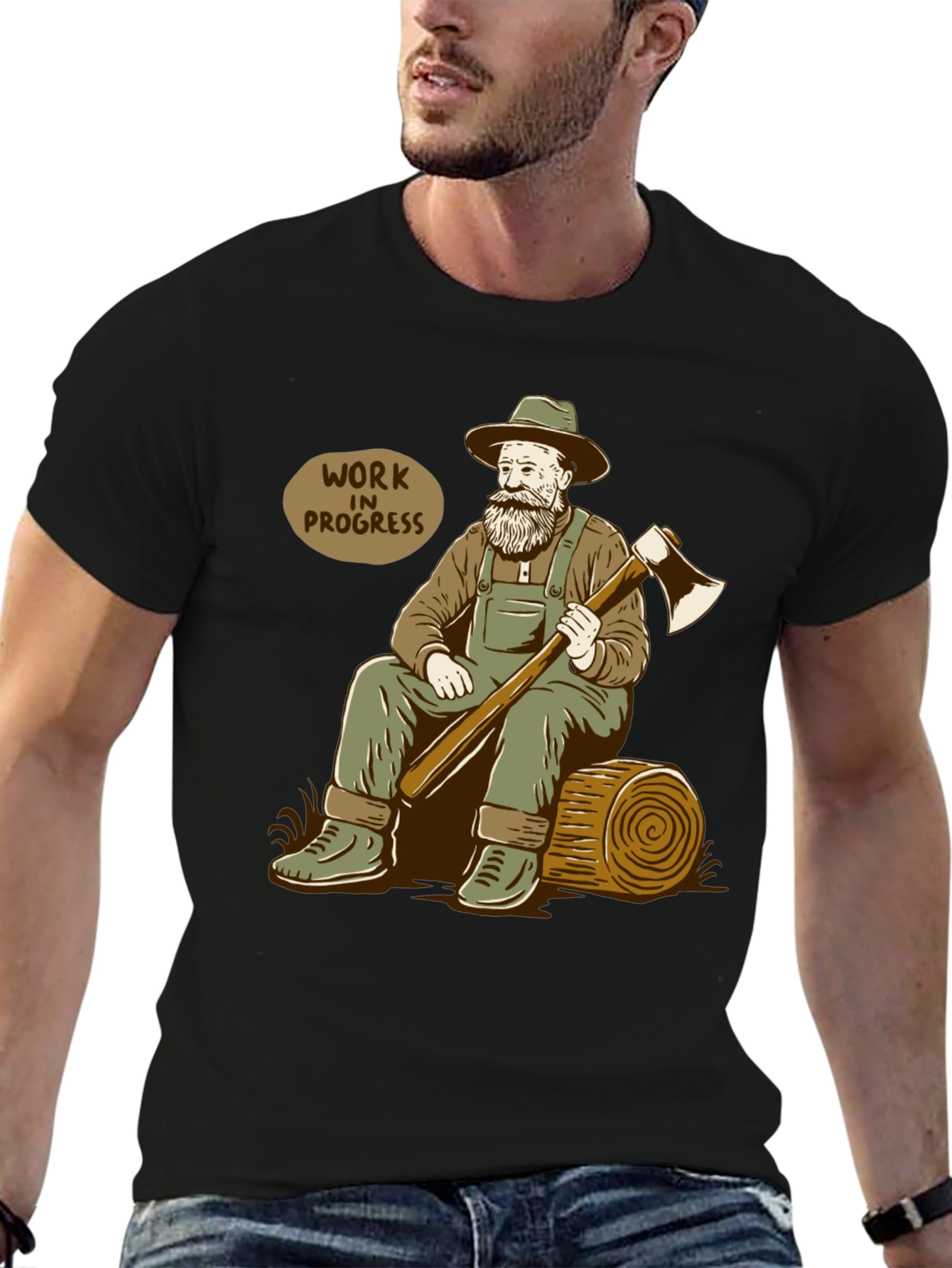 Work in Progress Lumberjack Graphic Tee