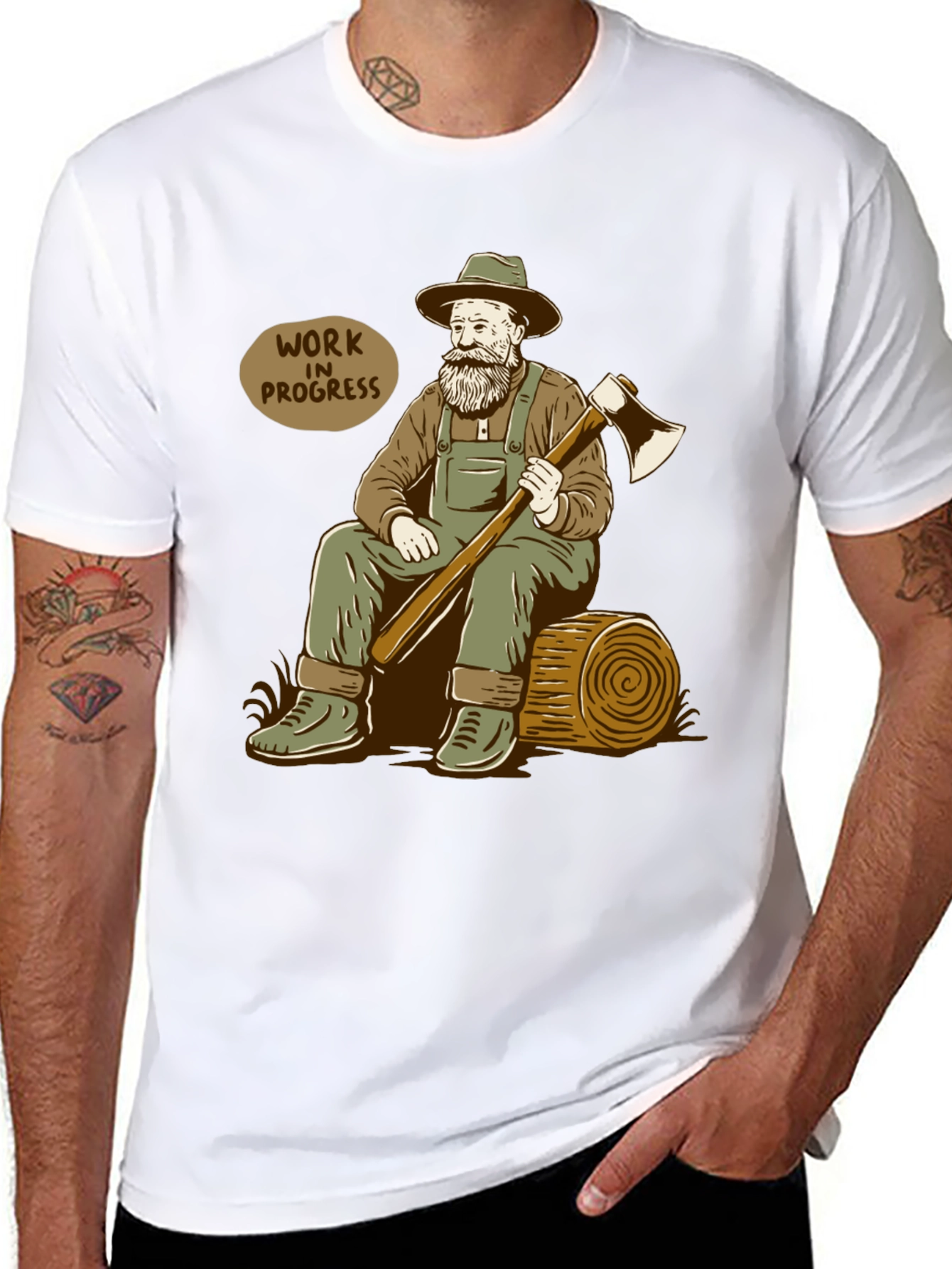 Work in Progress Lumberjack Graphic Tee