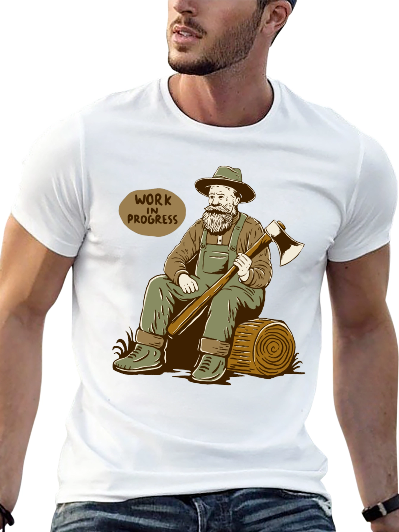 Work in Progress Lumberjack Graphic Tee