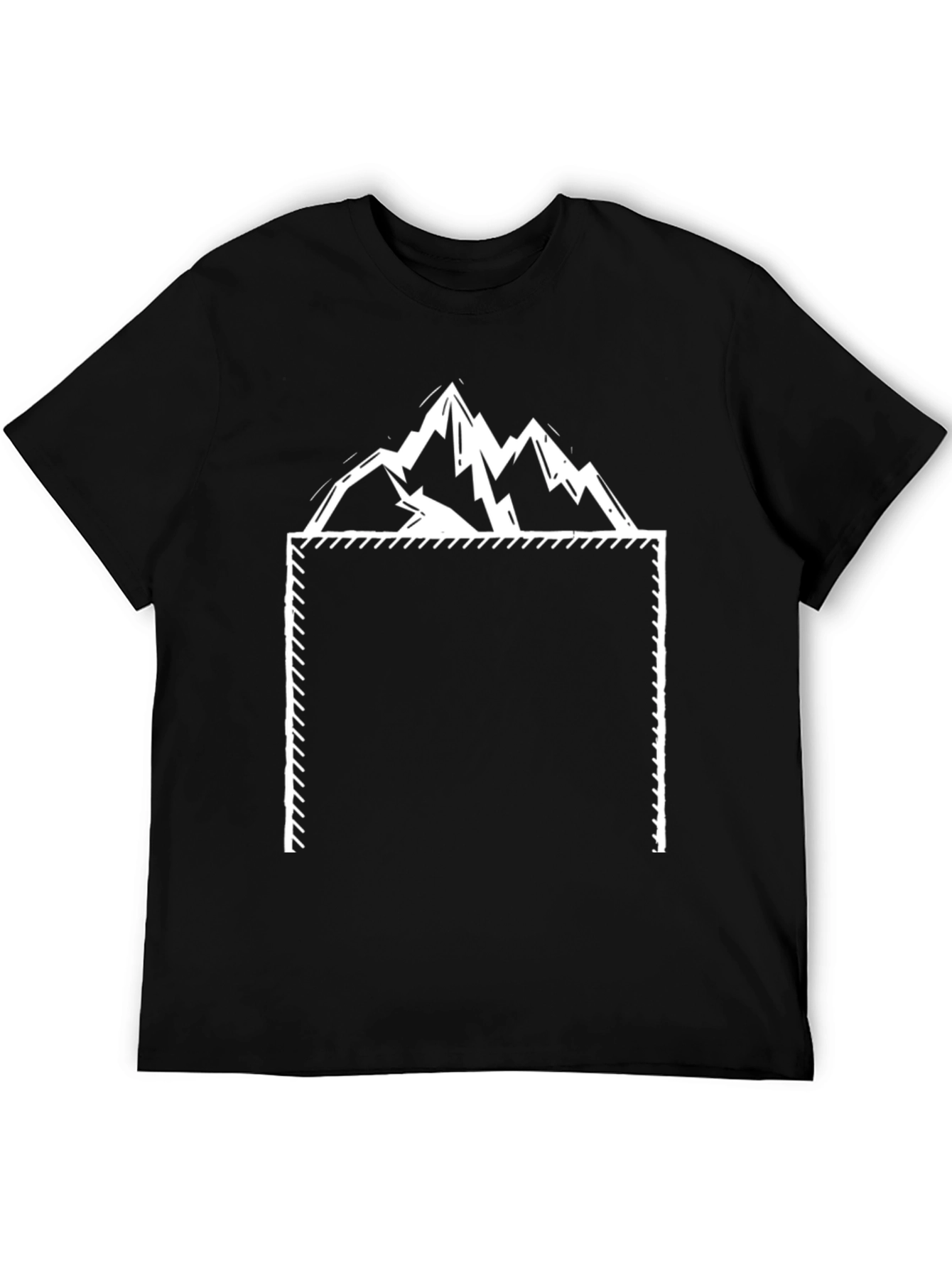 Mountain Graphic Black T-Shirt - Adventure Ready