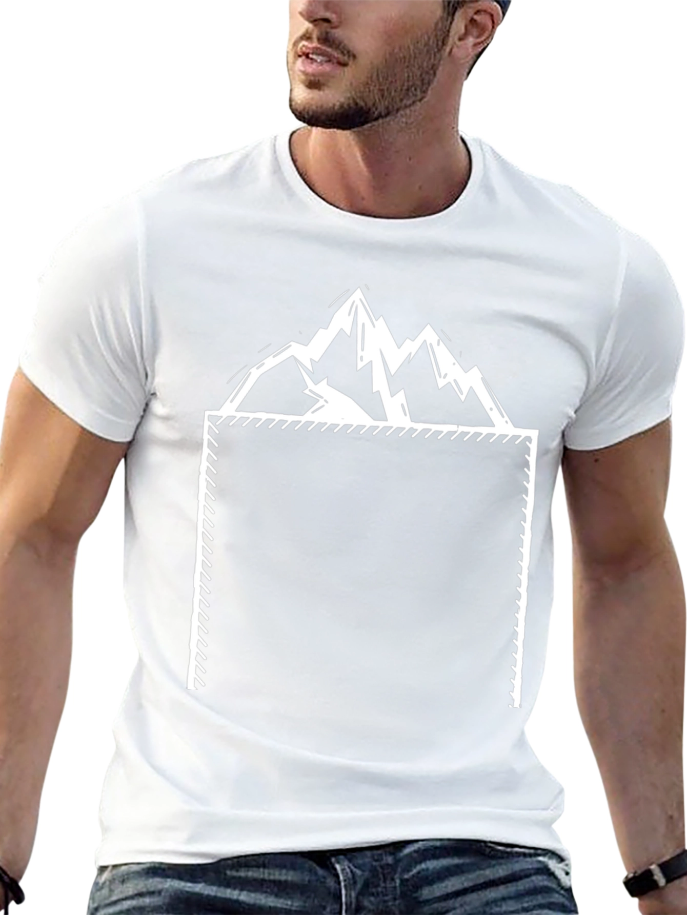 Mountain Graphic Black T-Shirt - Adventure Ready