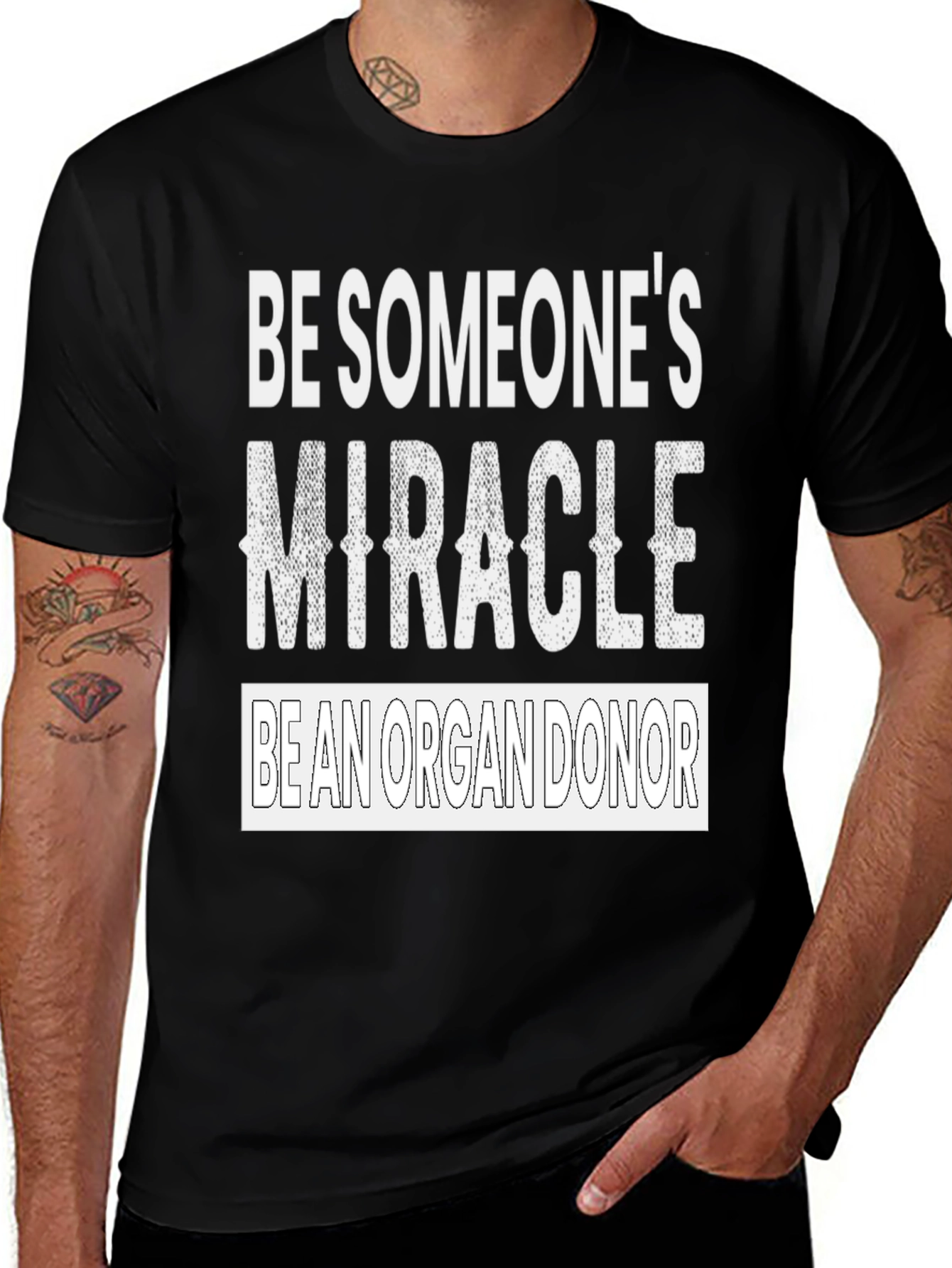 Be Someones Miracle Organ Donor Graphic Tee