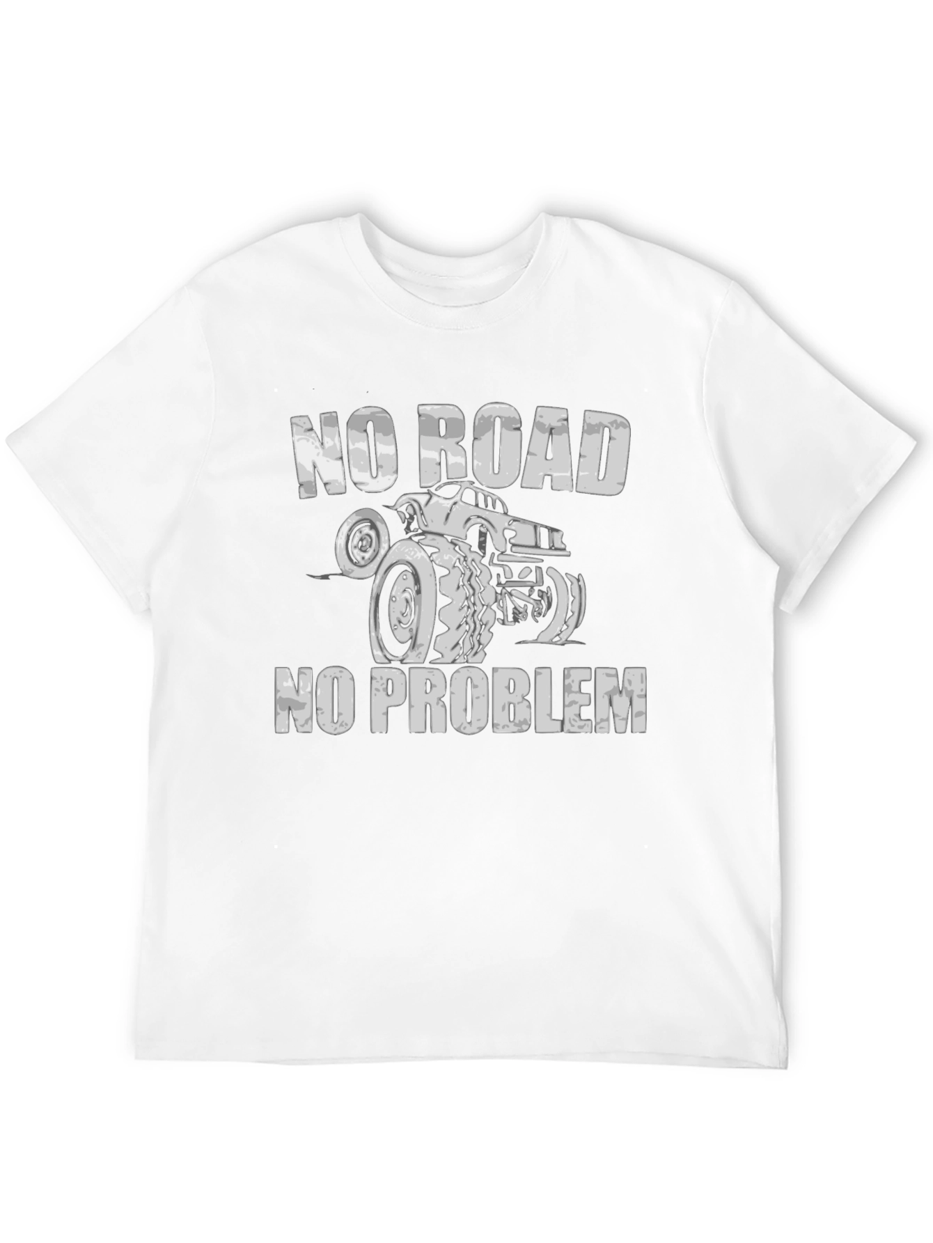 No Road No Problem Monster Truck T-Shirt