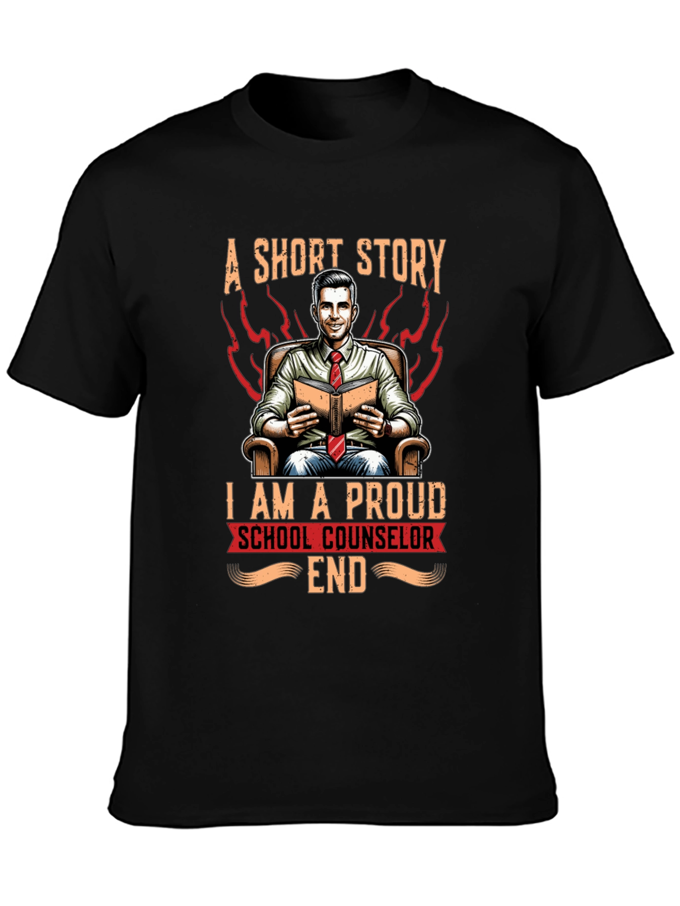 Proud School Counselor Graphic T-Shirt