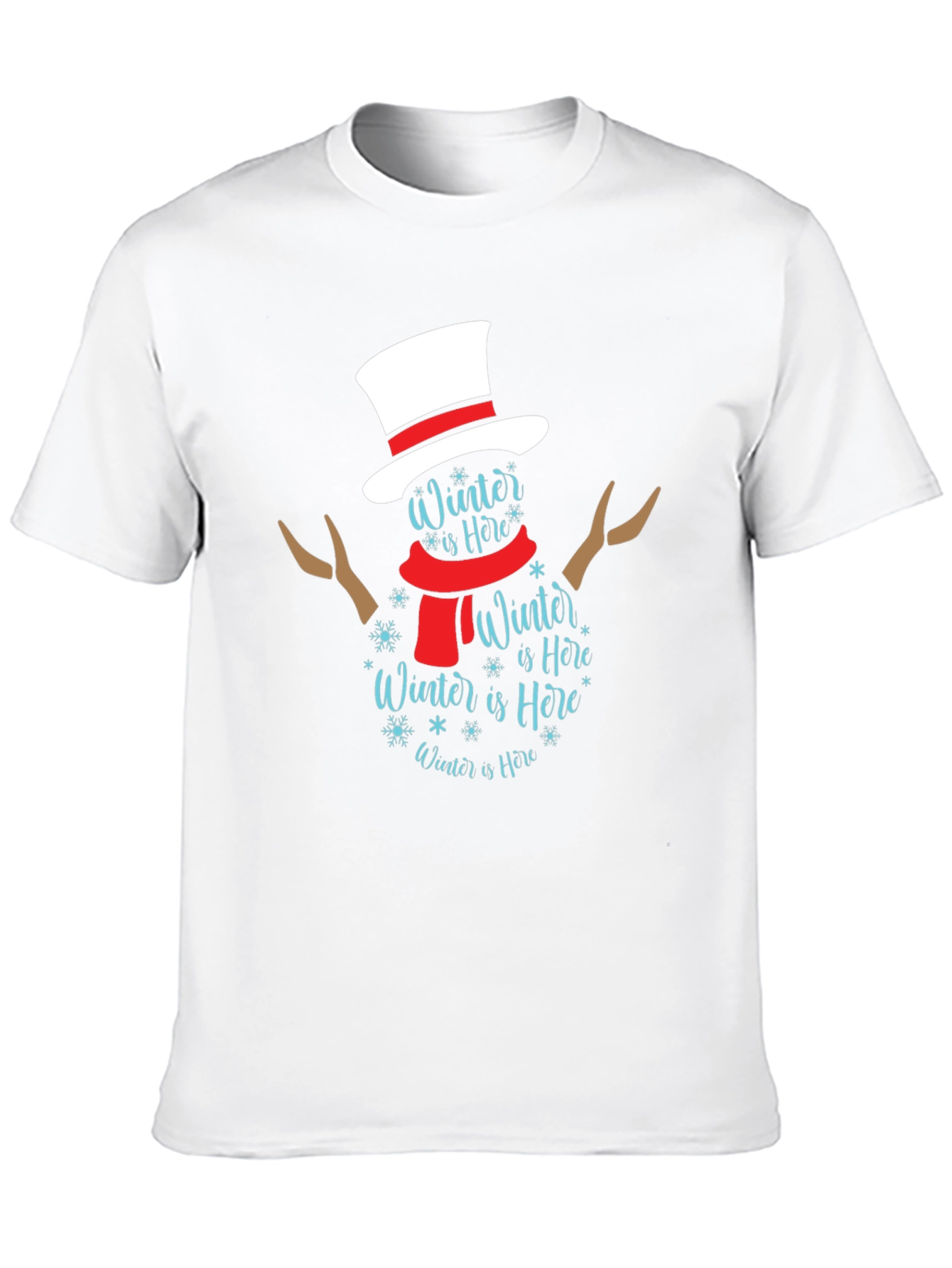 Winter Snowman T-Shirt - Holiday Festive