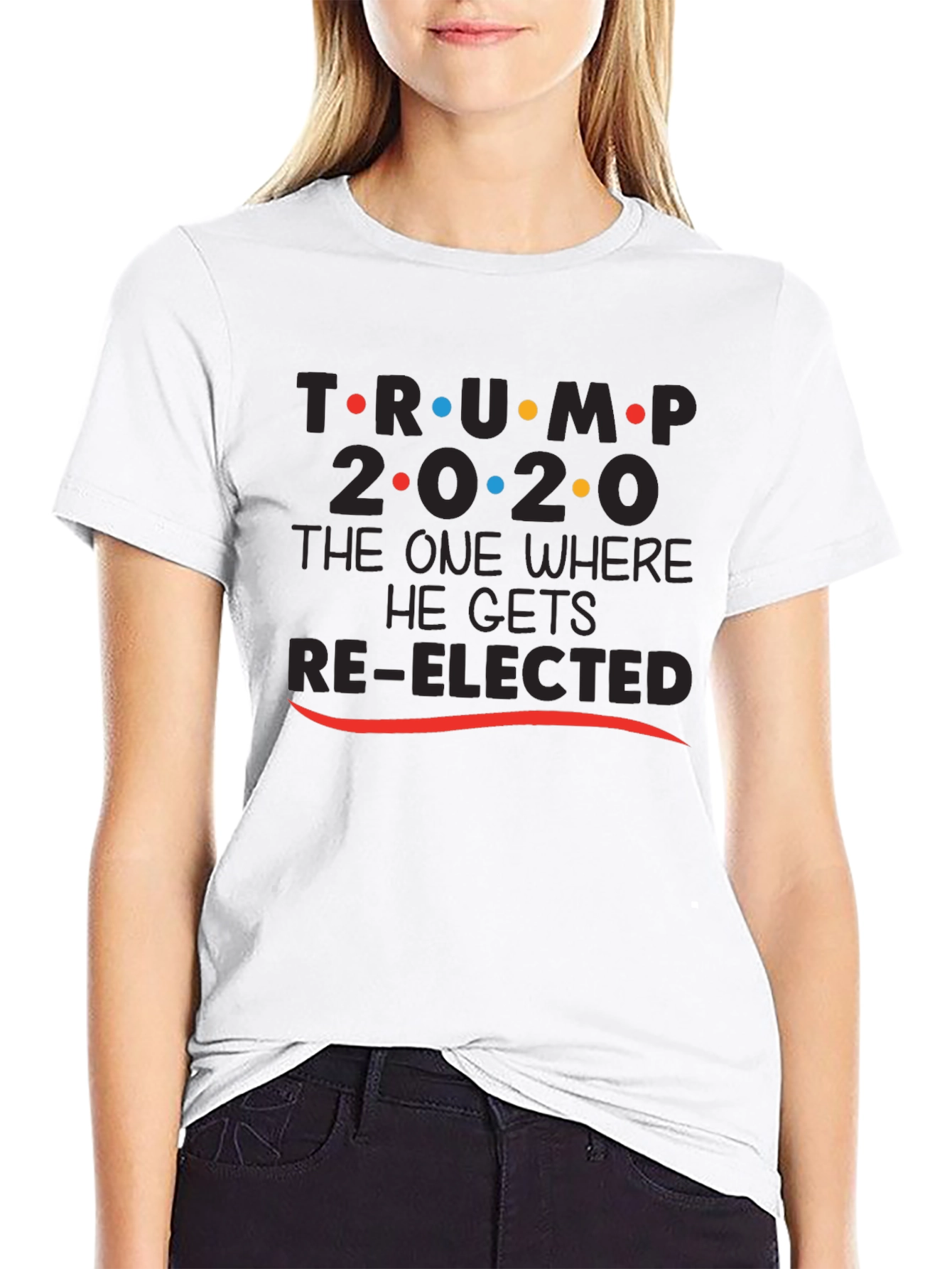 Trump 2020 Re-Elected Novelty T-Shirt