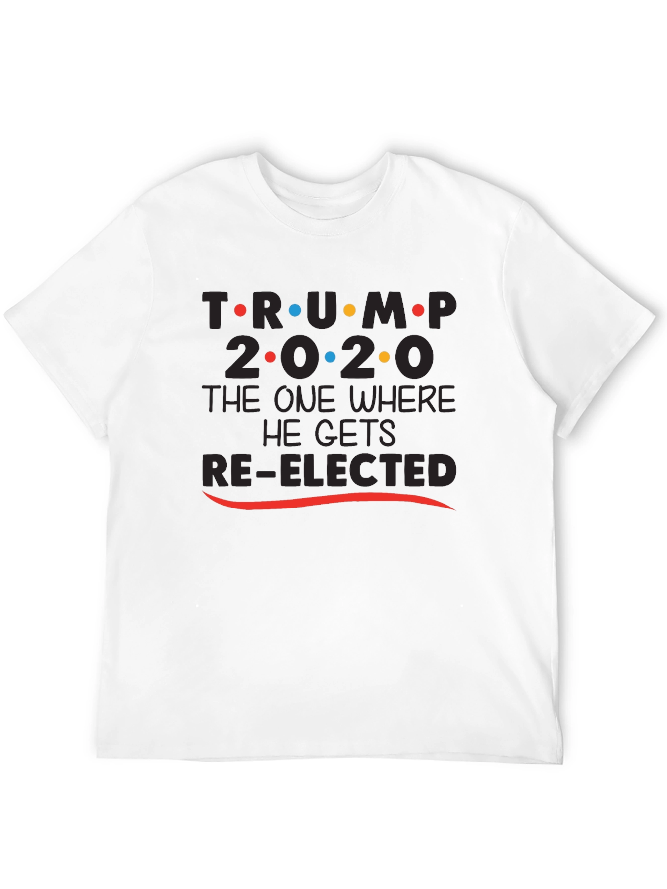 Trump 2020 Re-Elected Novelty T-Shirt