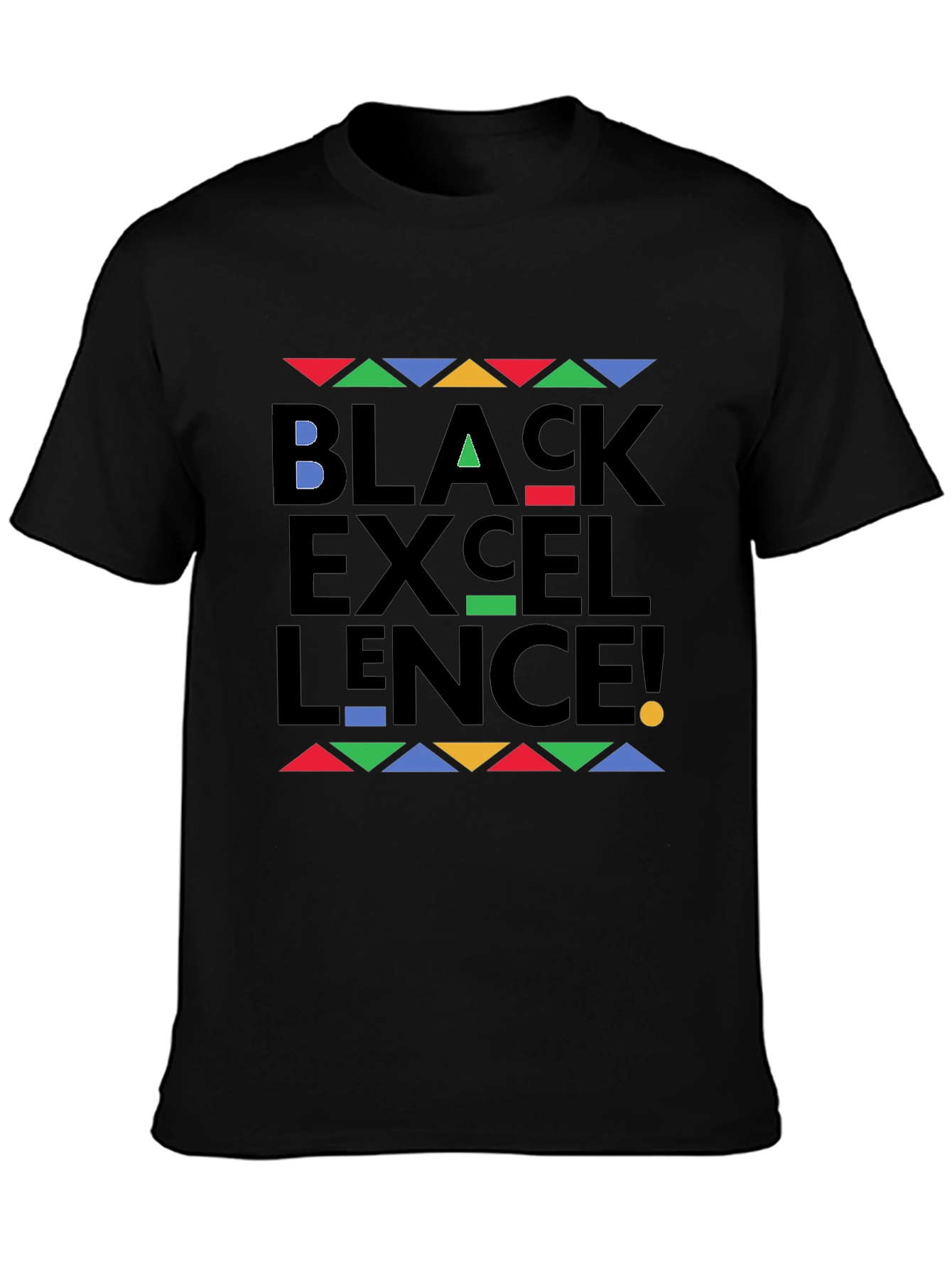 Black Excellence Graphic Tee - Stylish Statement Shirt