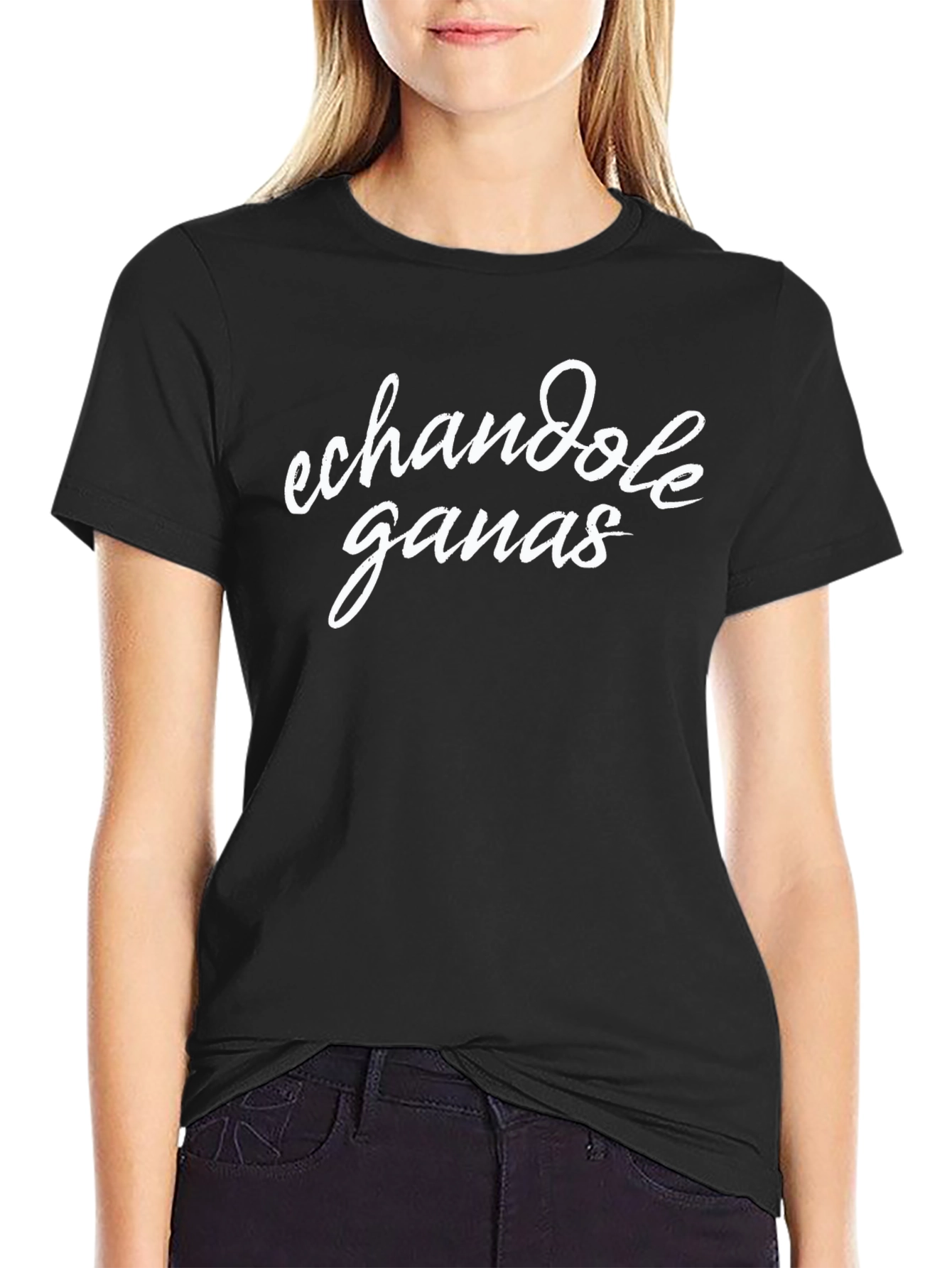 Echandole Ganas Black T-Shirt