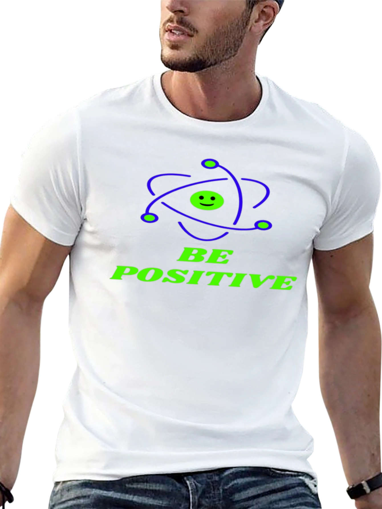 Be Positive Graphic Tee - Science Humor
