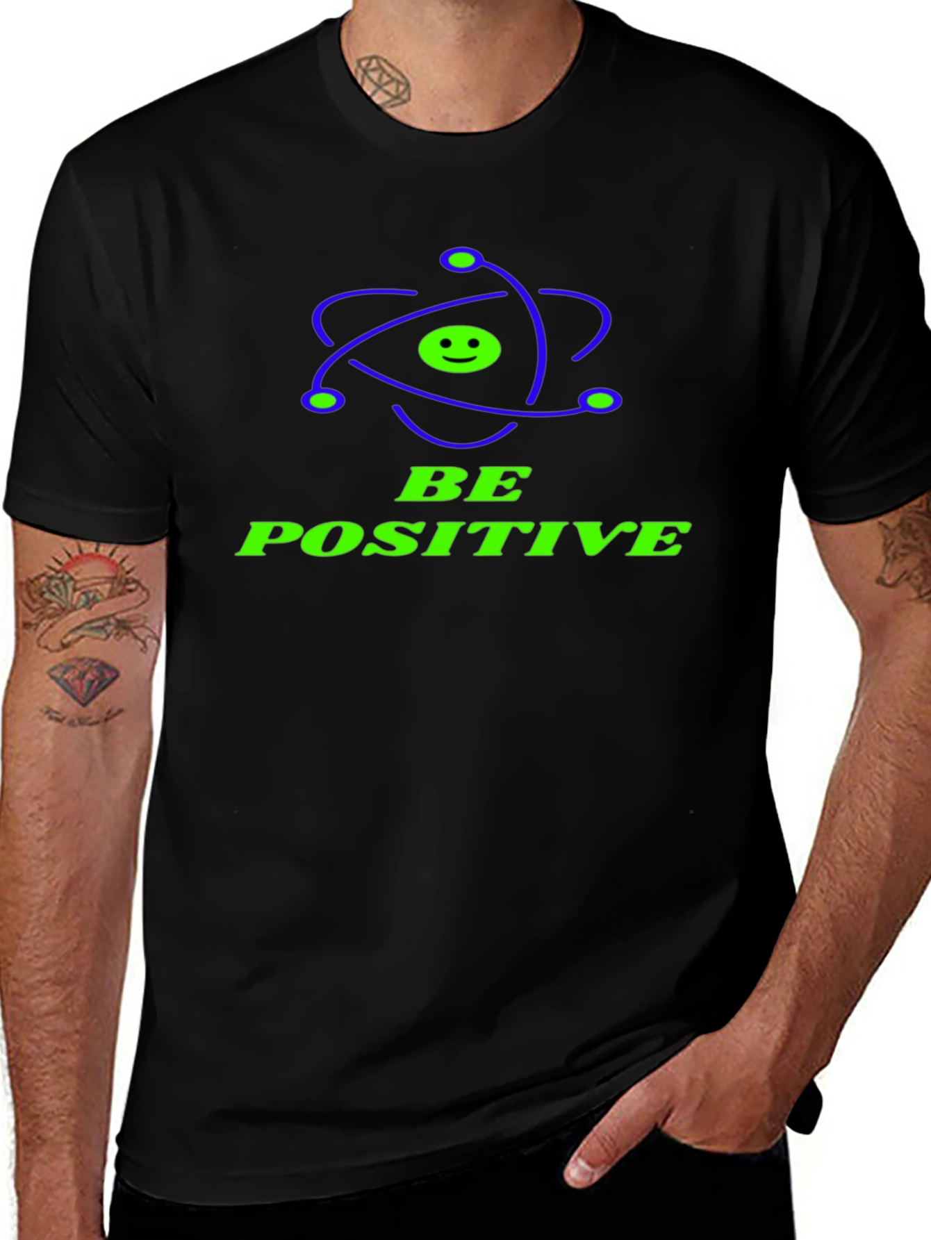 Be Positive Graphic Tee - Science Humor