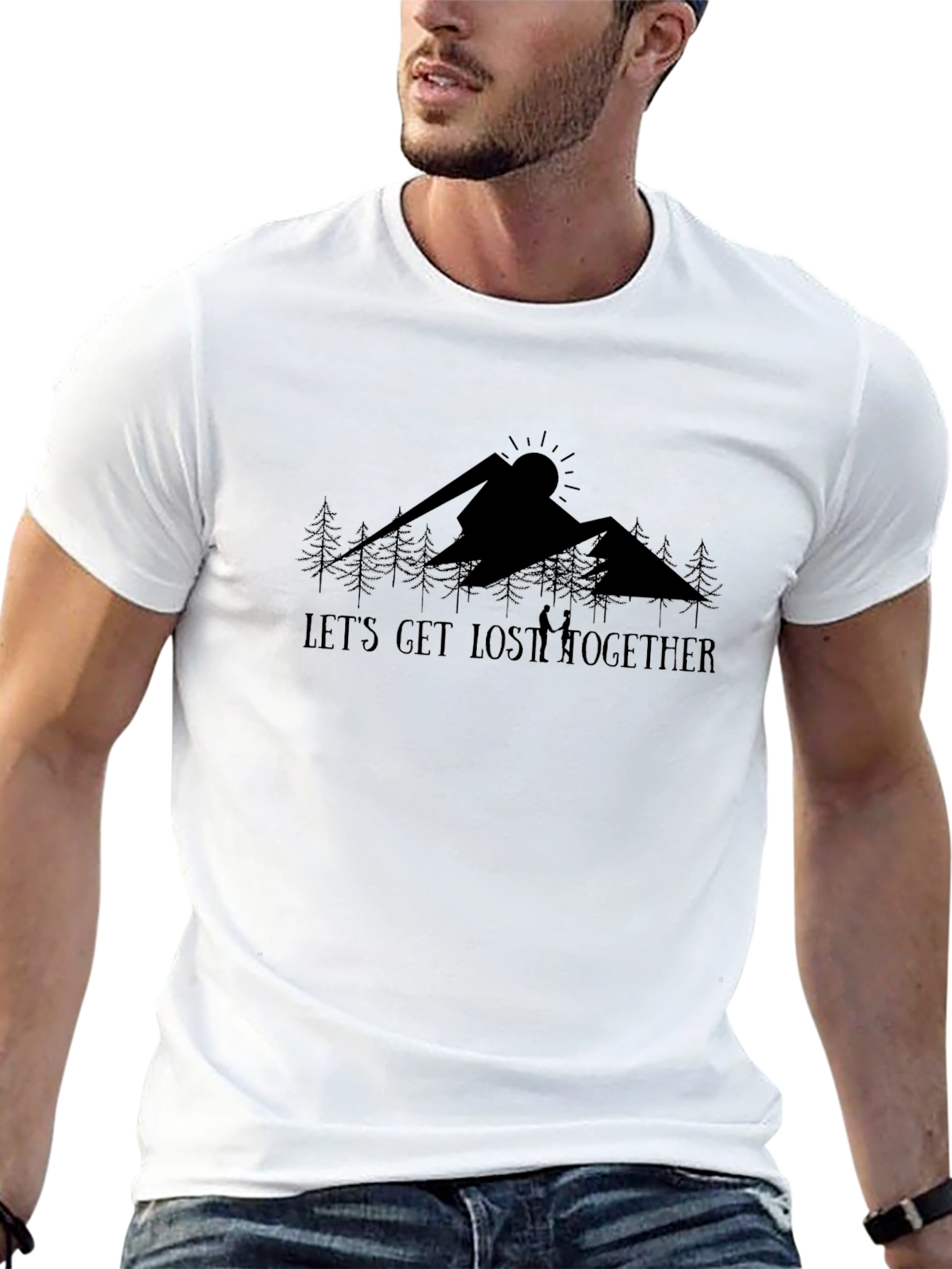 Lets Get Lost Together Graphic Tee